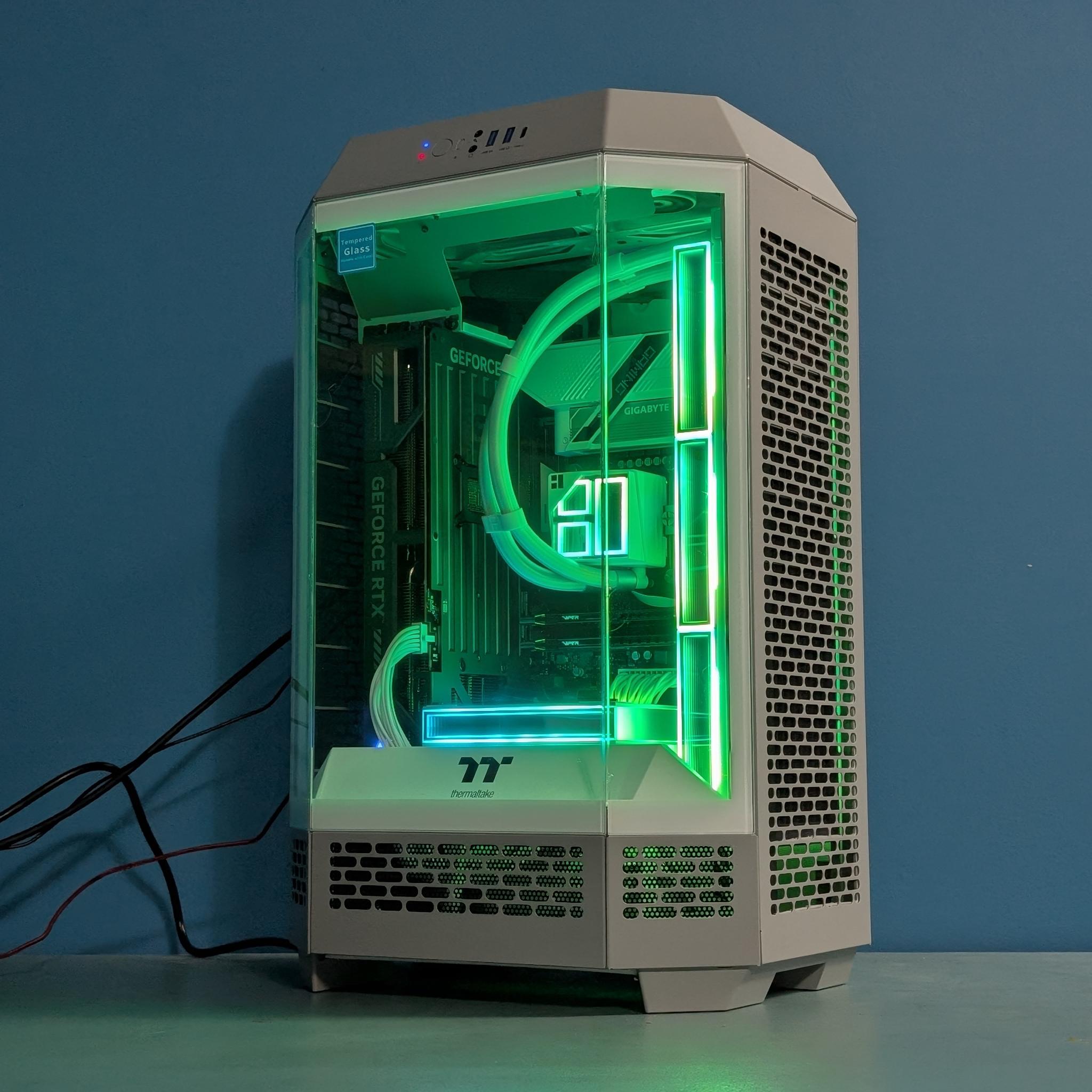 The Sci-Fi Powerhouse: RTX 5070 / i5-14600K / Tower 300 Limestone Edition