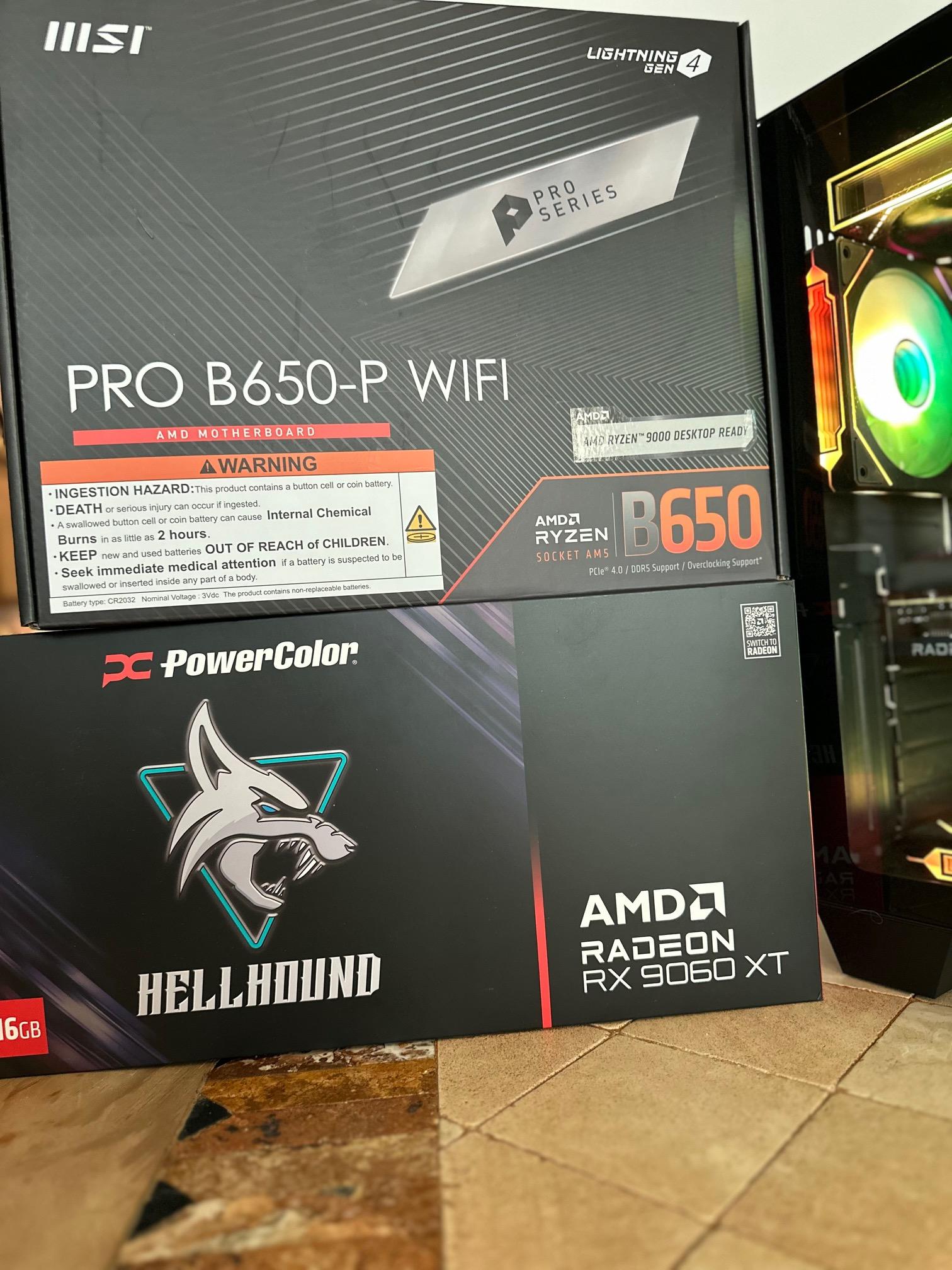 Ryzen 5 7600X / RX 9060XT 16GB, 500GB & 1TB M.2 SSD, Mid-Tower Gaming PC