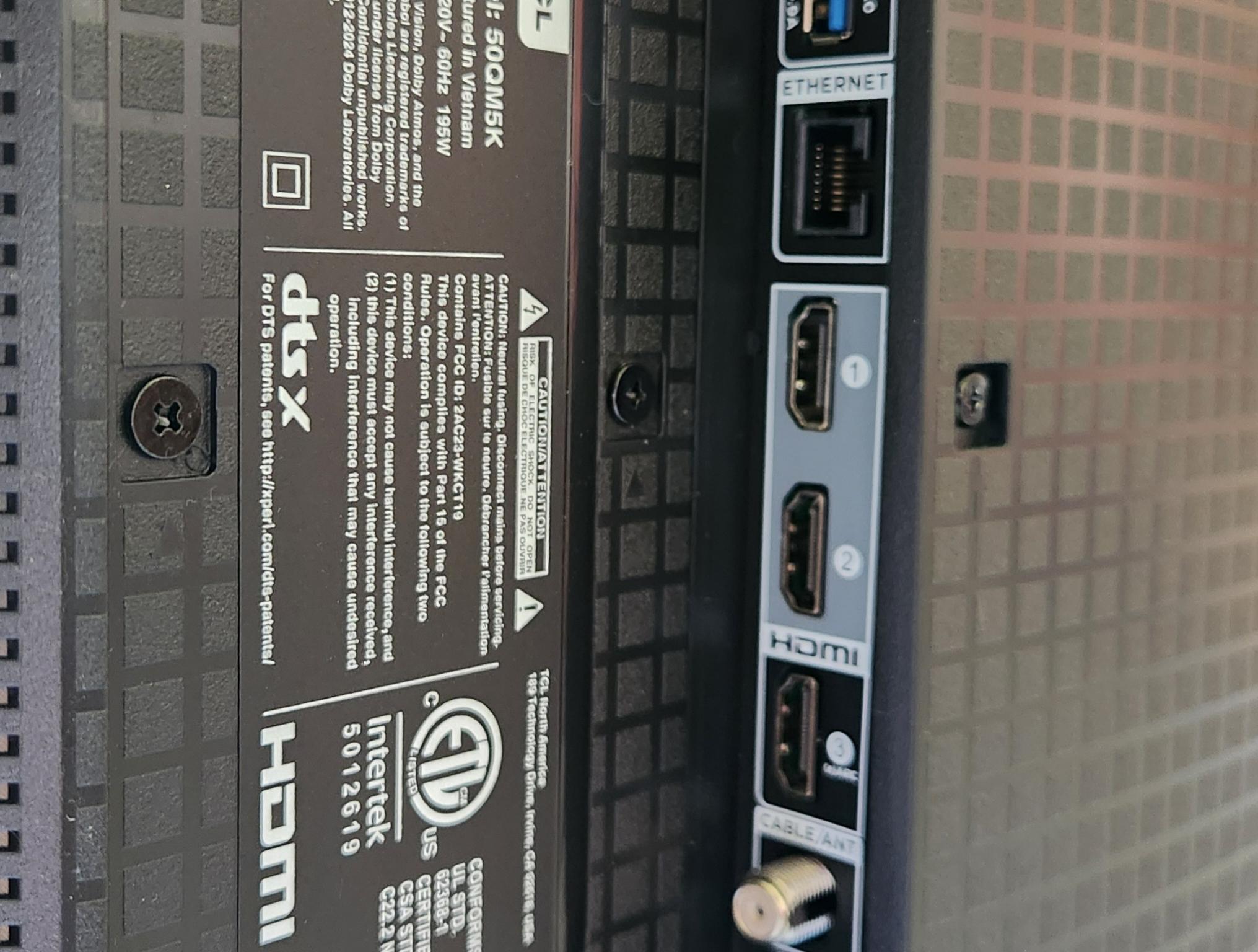 50 inch TCL QD Mini LED Monitor / TV