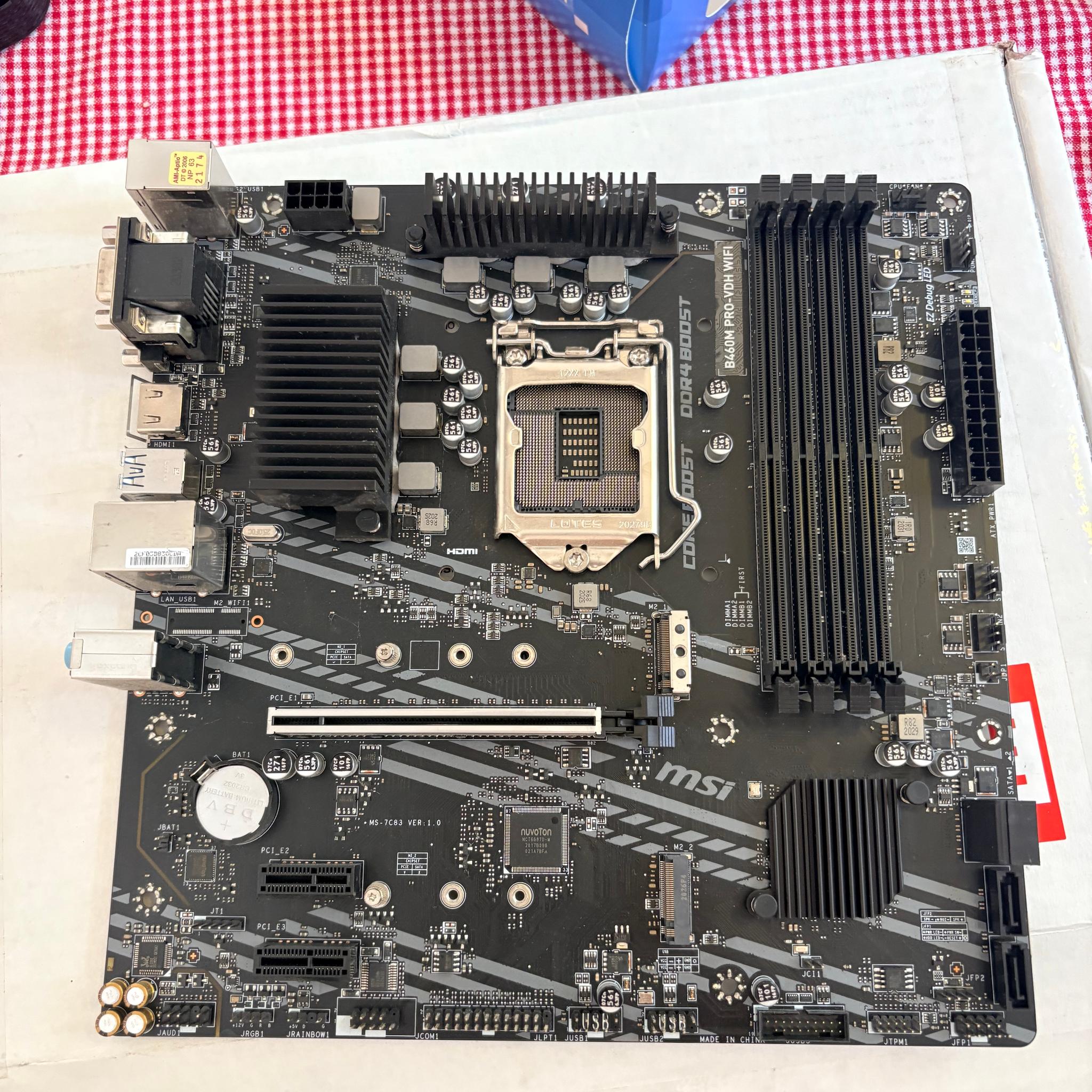 🔥 MSI B460M PRO-VDH Motherboard | Tested & Ready | Dual M.2 | Great Budget Intel Build!