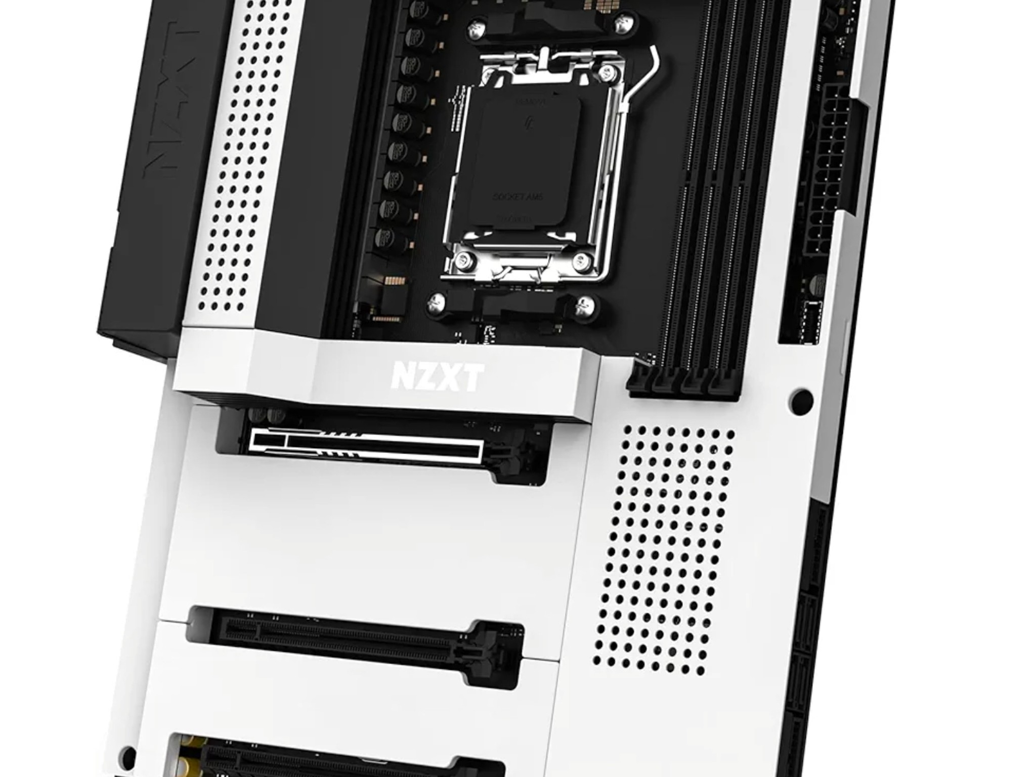 NZXT N7 B650E AM5 Extended ATX AMD Motherboard - White