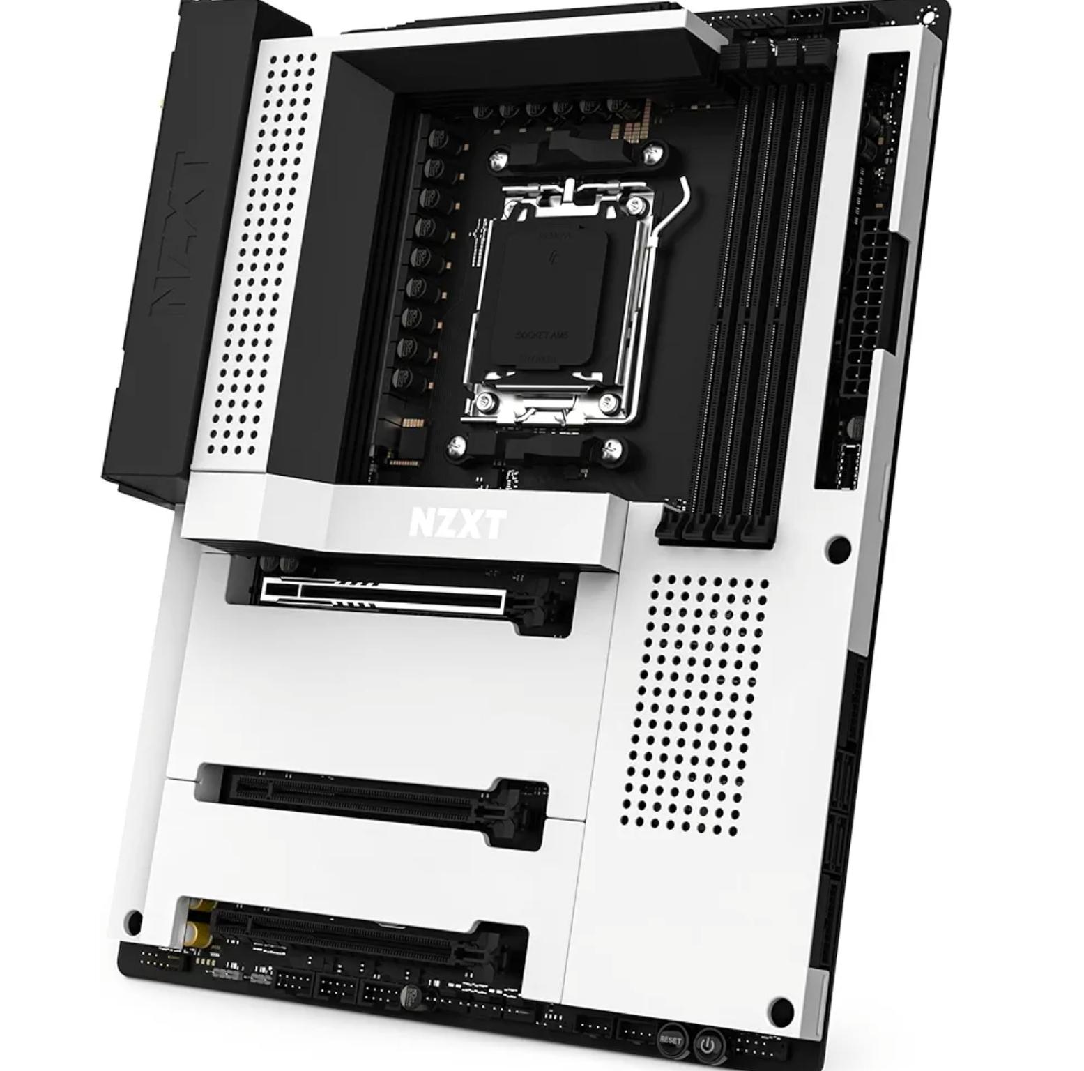 NZXT N7 B650E AM5 Extended ATX AMD Motherboard - White