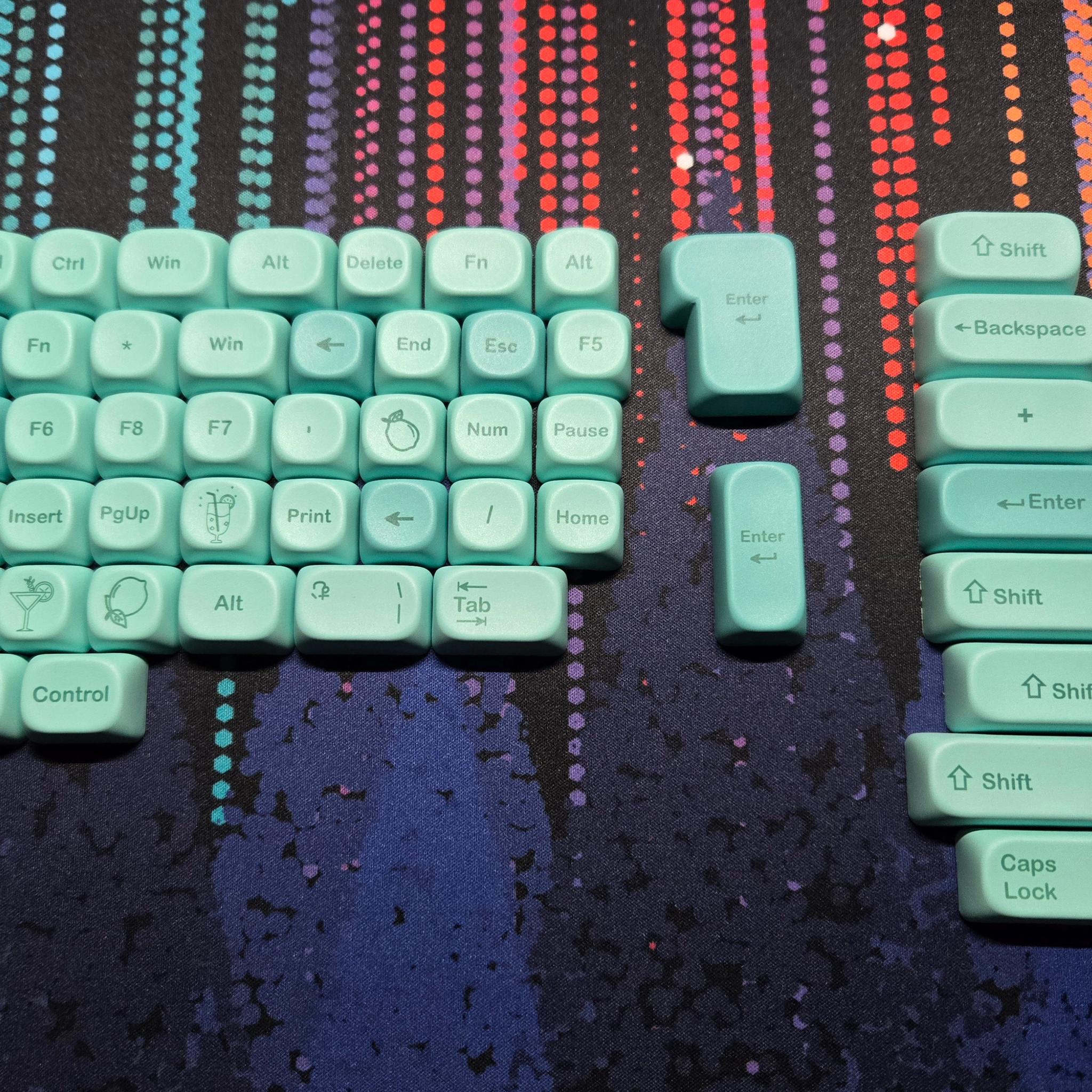 Mint Green Japanese Keycaps