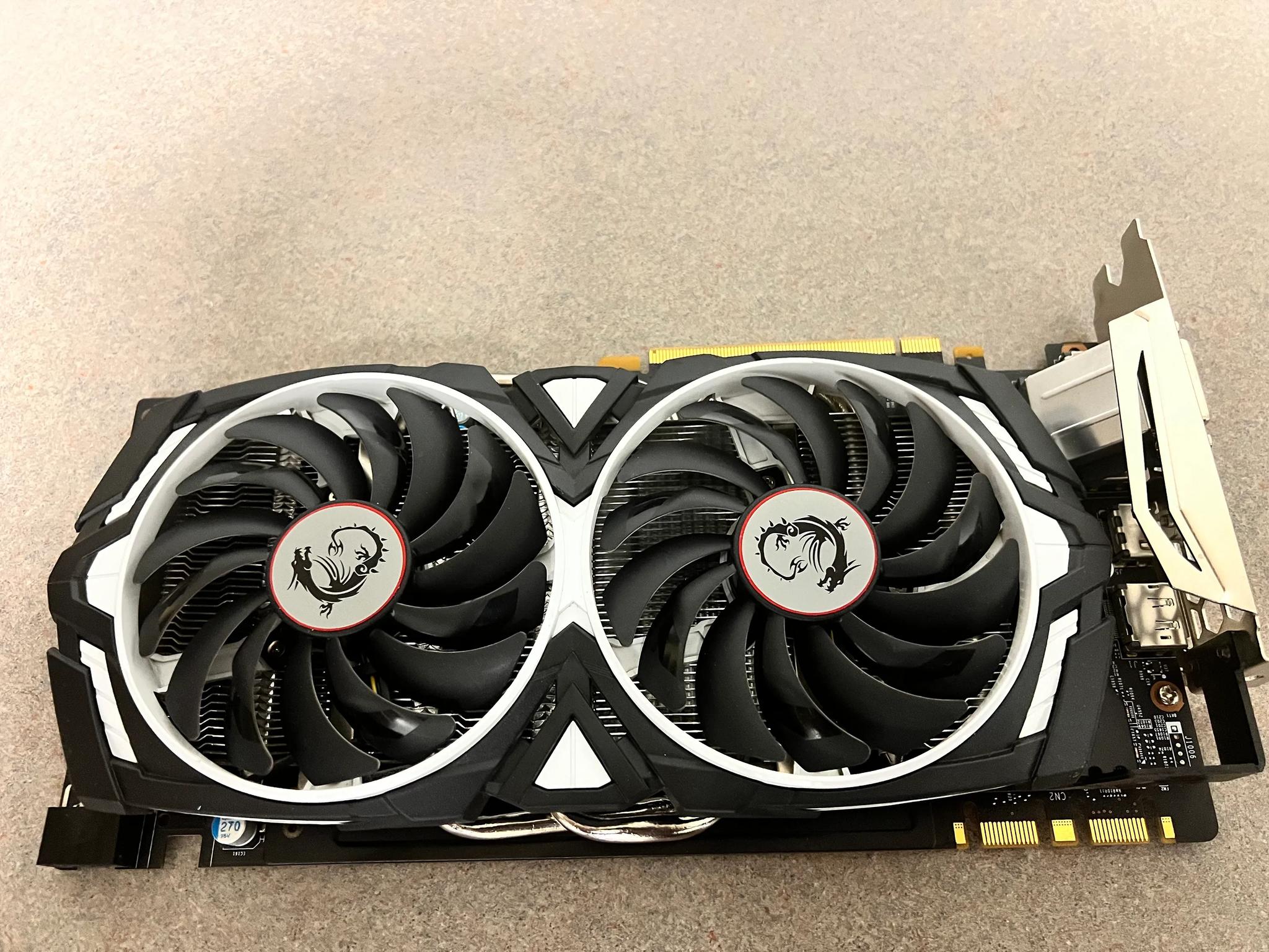 MSI GeForce GTX 1070 ARMOR 8G OC
