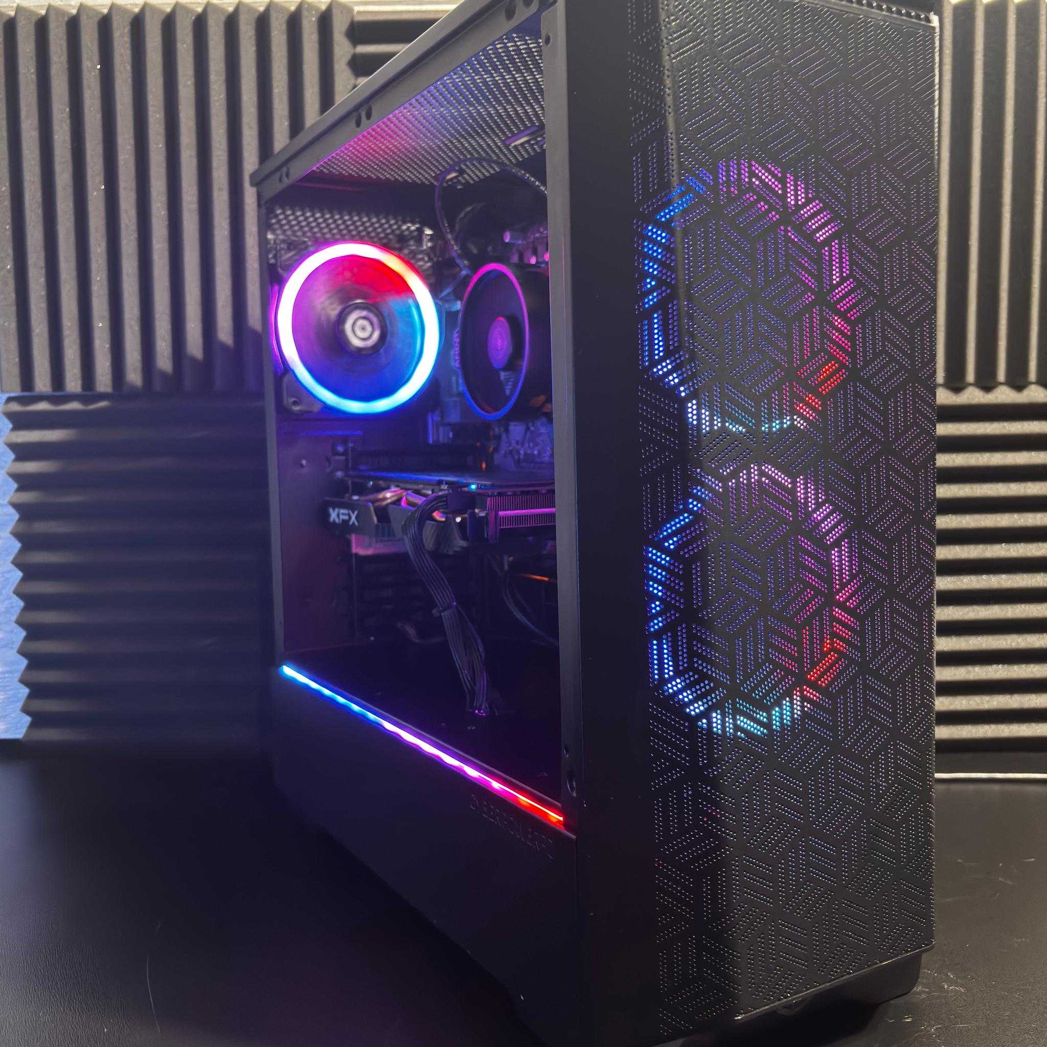 Gaming PC – Ryzen 5 3600 + RX 580 8GB – 16GB DDR4 – 240GB SSD + 2TB HDD – 1080p Ready