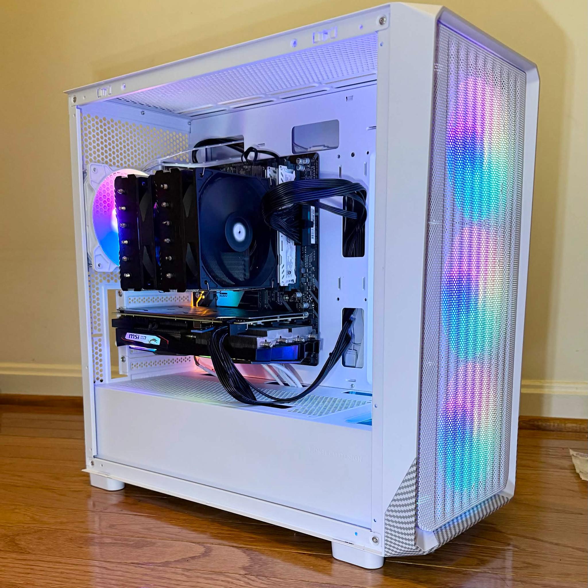 White Gaming PC | RTX 2060 | Ryzen 5 5500 | 16GB RAM | Windows 11
