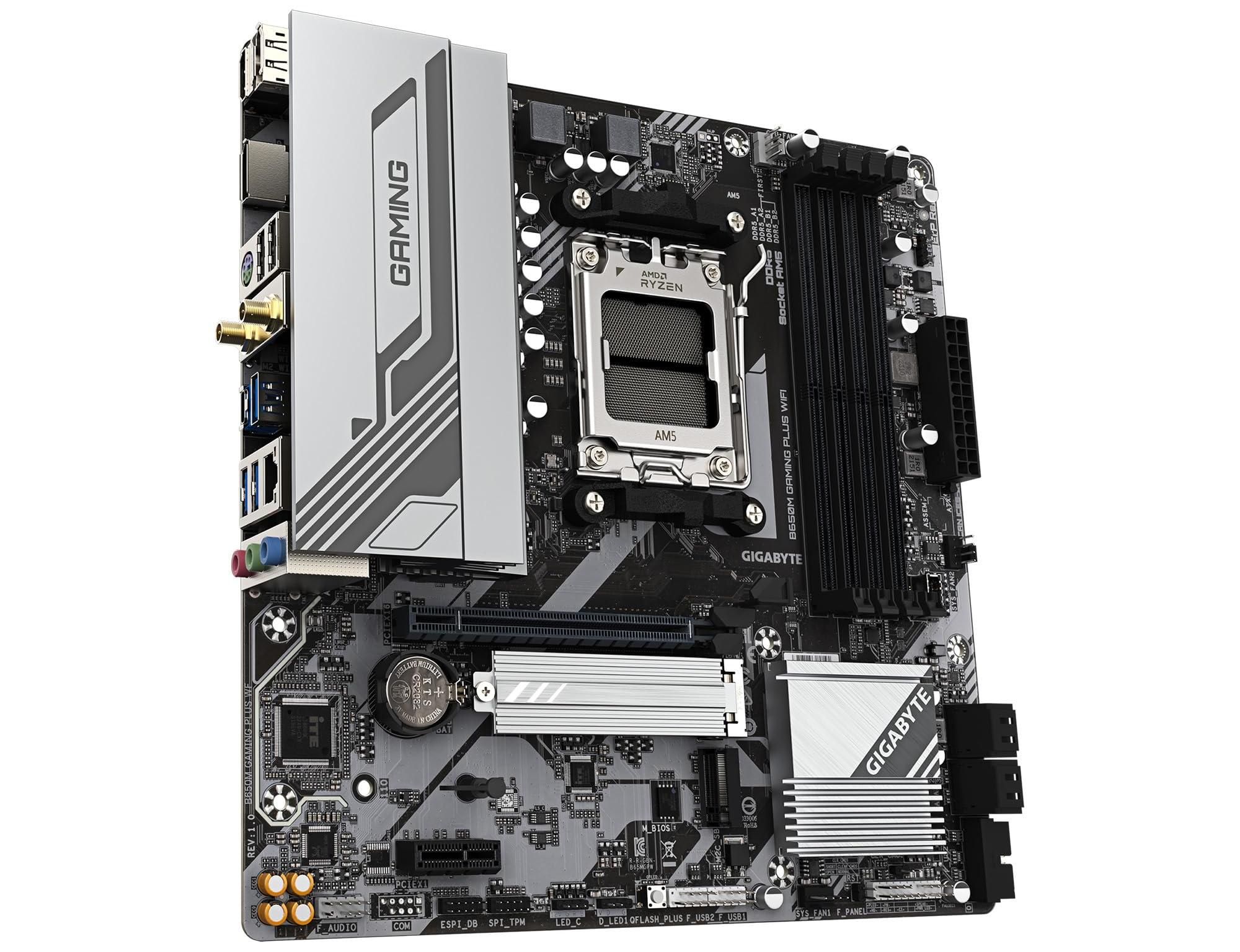 **Bundle** GIGABYTE B650M GAMING PLUS WIFI AM5 + CORSAIR Vengeance RGB 32GB (2x16GB) RAM DDR5