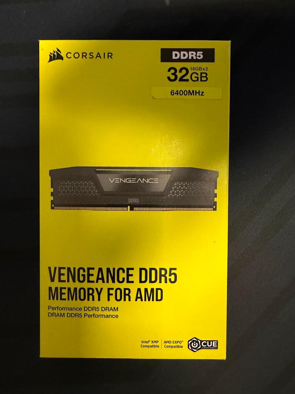 Corsair Vengeance DDR5 Memory (32GB / 2x16GB)
