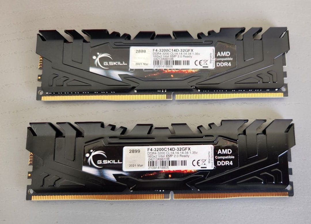 G.Skill FlareX 32GB CL14-14-14-34 3200 DDR4 (2x16GB kit) for AMD