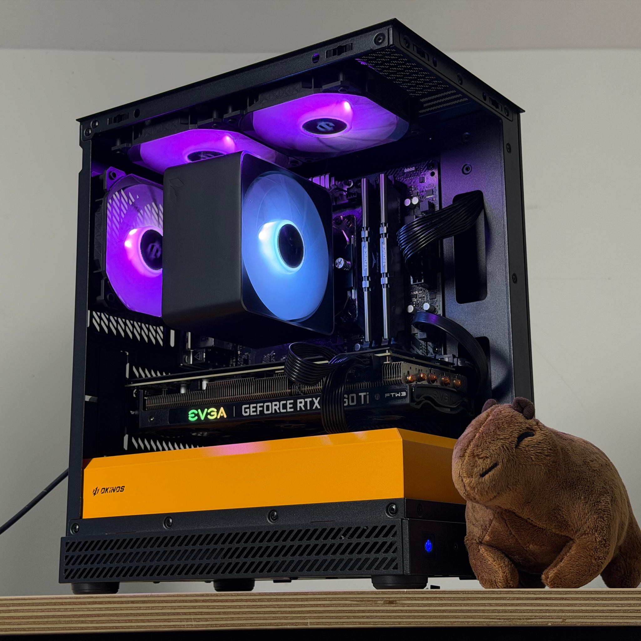⚫ Ryzen 5 5500 / RTX 3060 Ti 8GB / 1TB SSD / 16gb Ram / RGB 1080p Gaming PC ⚫