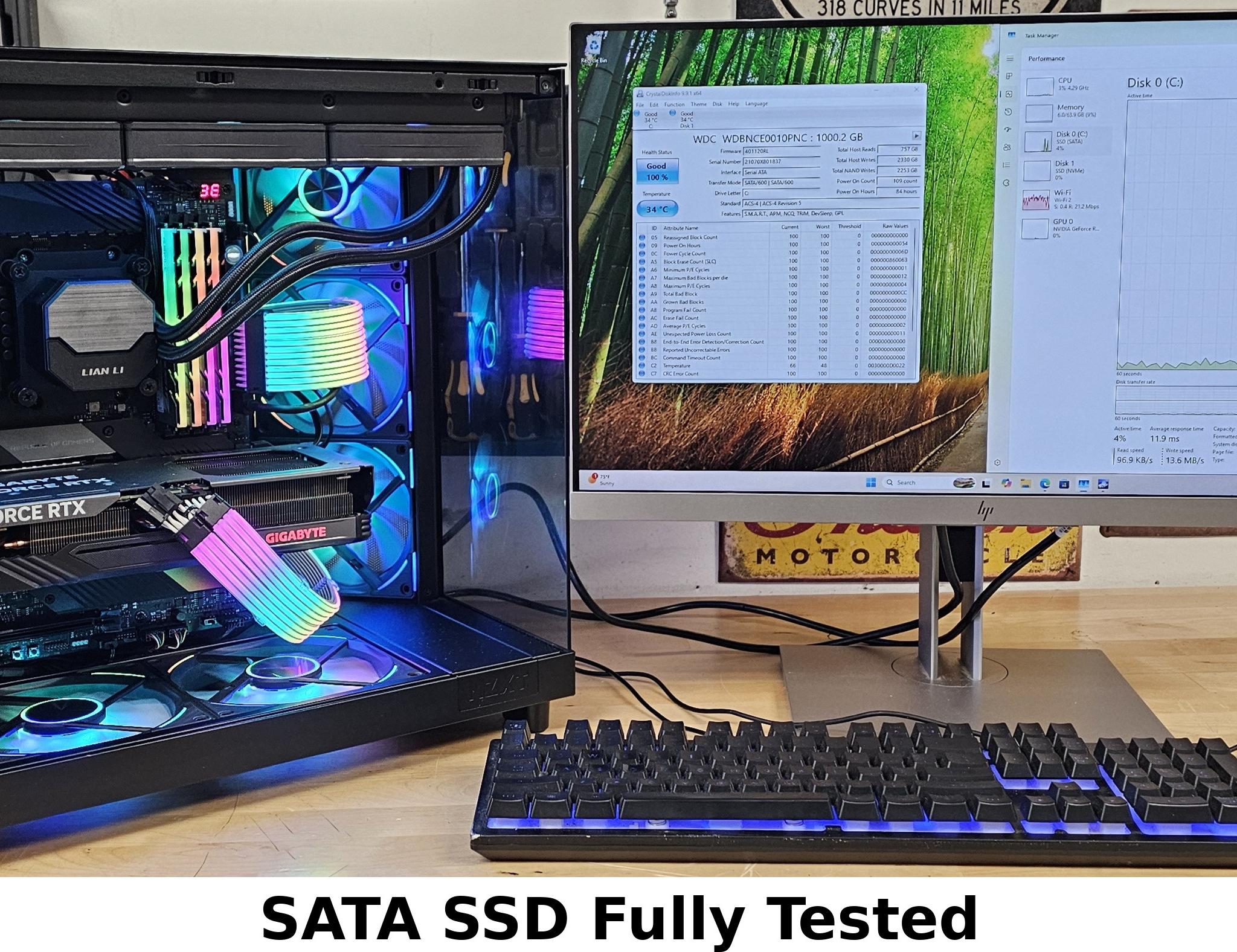 1TB 2.5" SATA SSD WD Blue 3D NAND