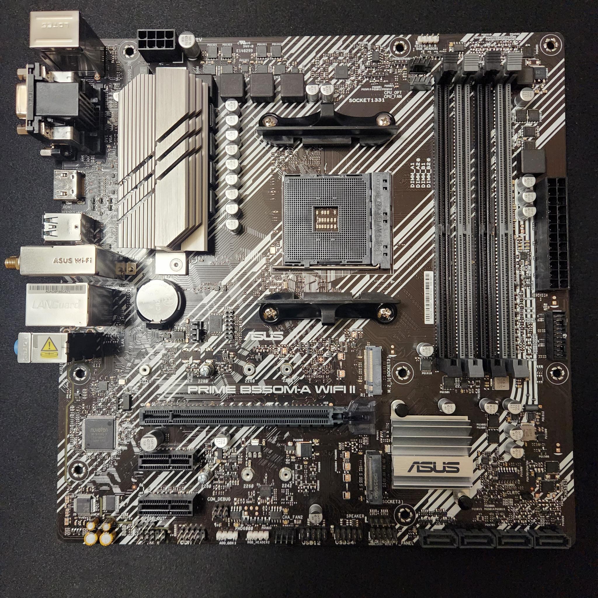 Ryzen 5 5500 | Asus B550M-A WIFI | T-Force Vulcan-Z 16gb DDR4 3200