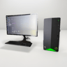 Gaming PC Ryzen 5 5600G RX 5500 4GB 8GB RAM 512GB SSD + 2TB Storage WiFi