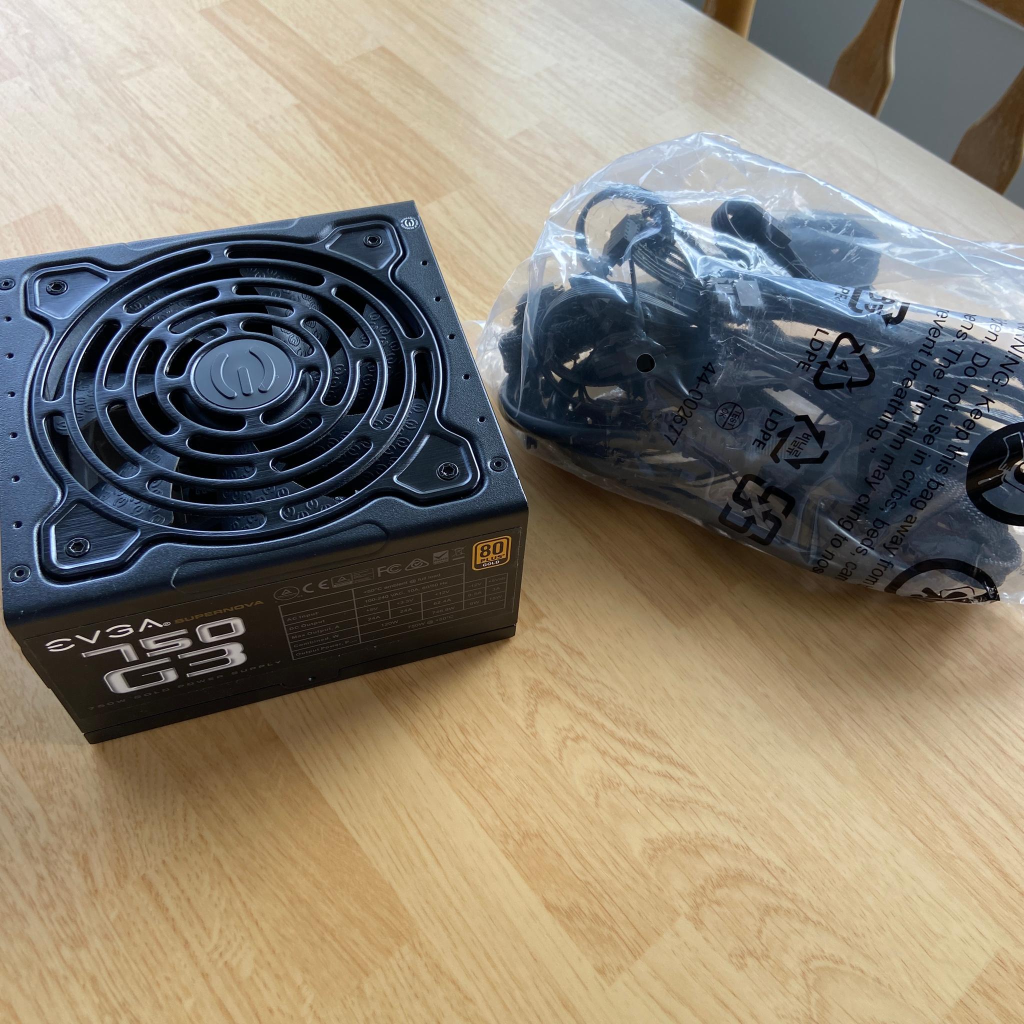 EVGA SuperNOVA 750 G3, 80 Plus Gold 750W