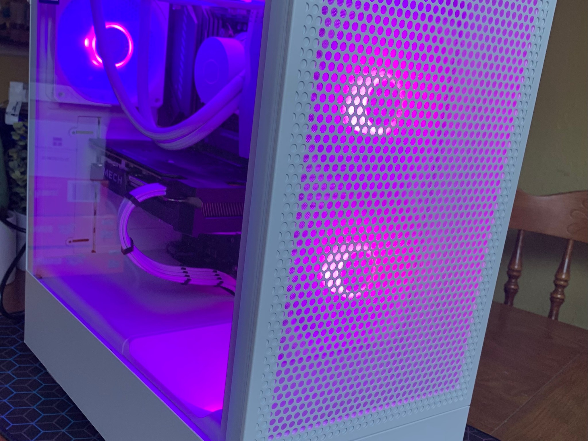 ❄️🥶🌌 white intel i5 & radeon liquid cooled STARFIELD ready (includes free starfield key) 🌌🥶❄️