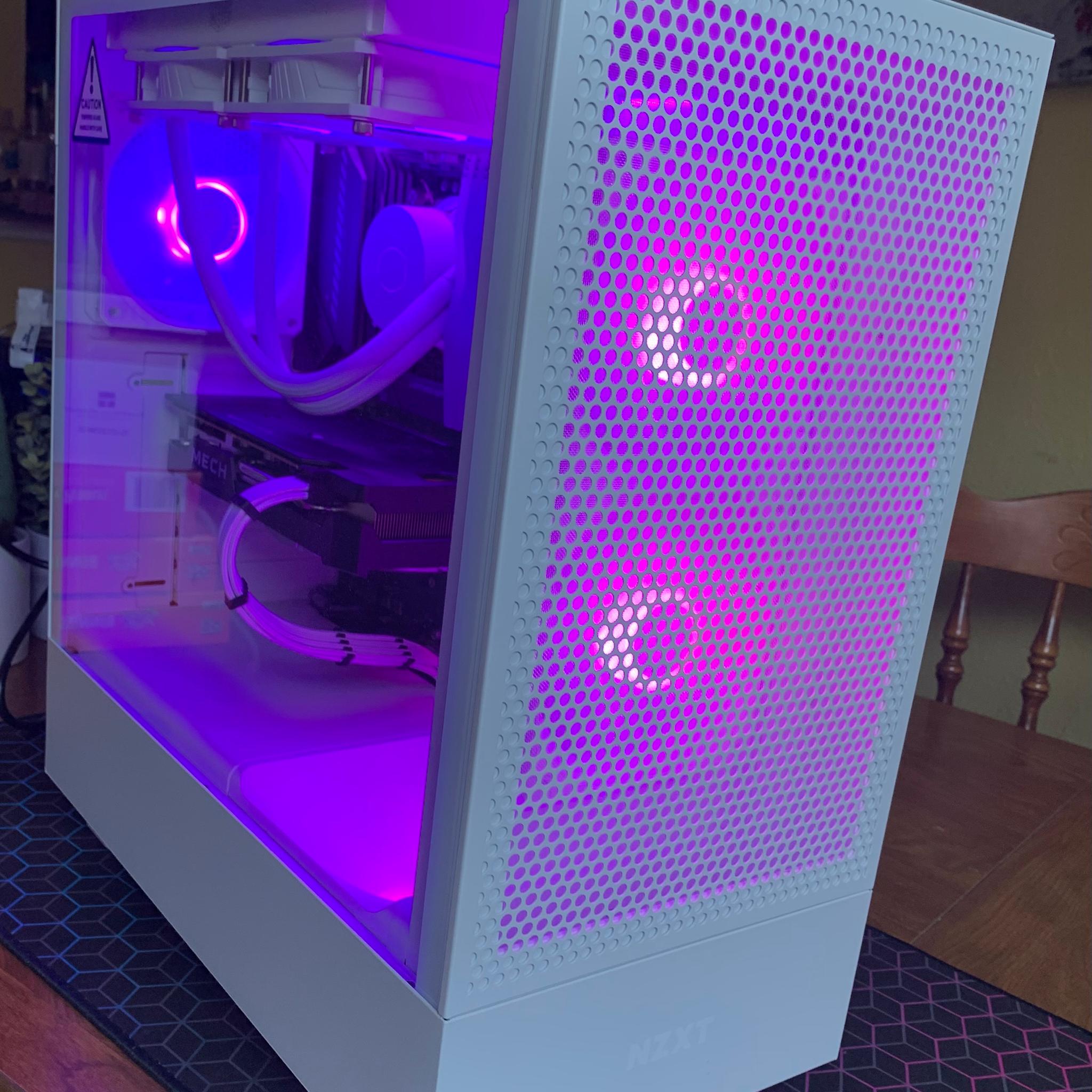 ❄️🥶🌌 white intel i5 & radeon liquid cooled STARFIELD ready (includes free starfield key) 🌌🥶❄️