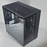 Black NZXT PC Case with Tempered Glass w/ 4 Fans