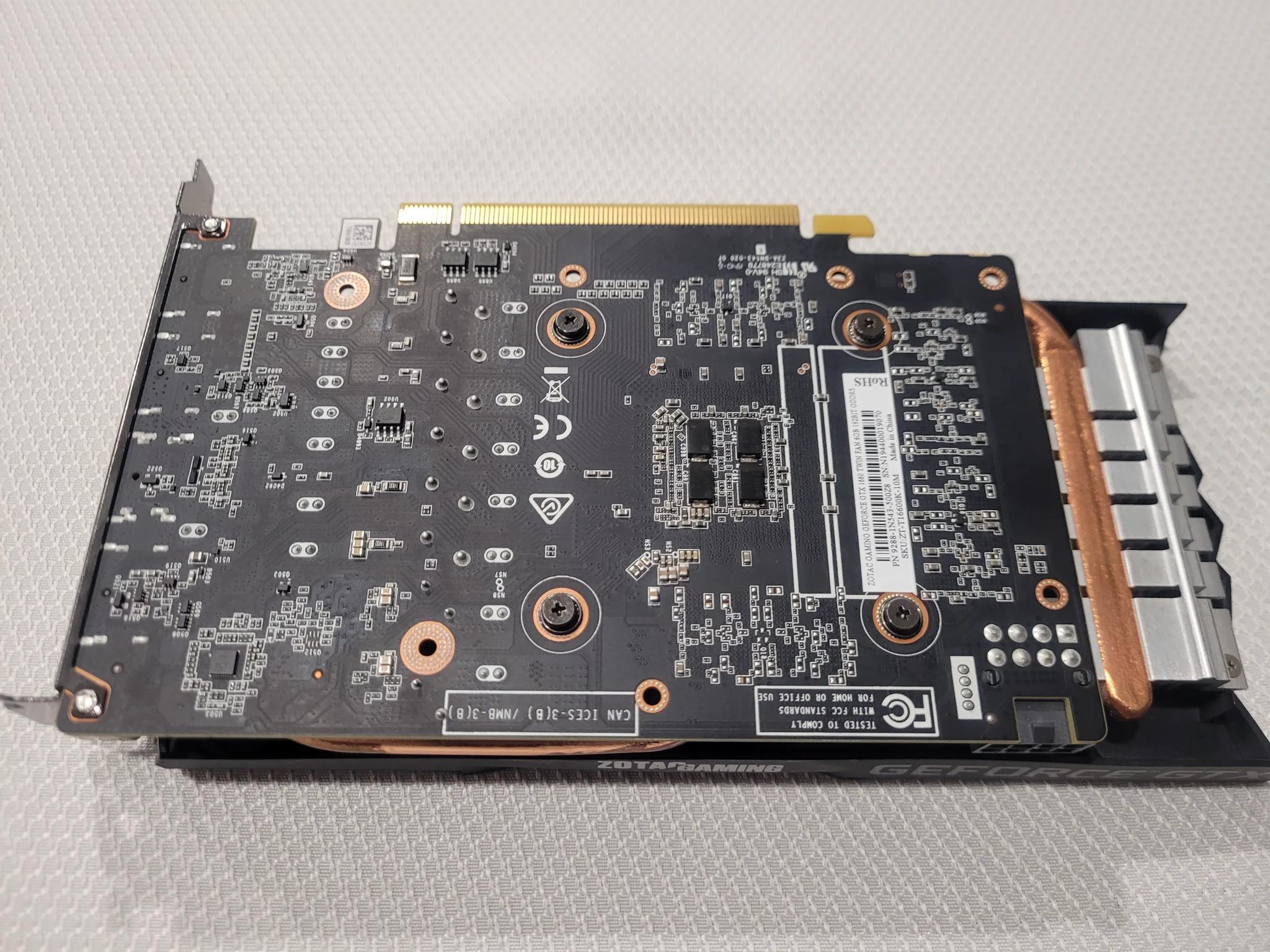 Zotac Gaming GTX 1660 Twin Fan 6GB