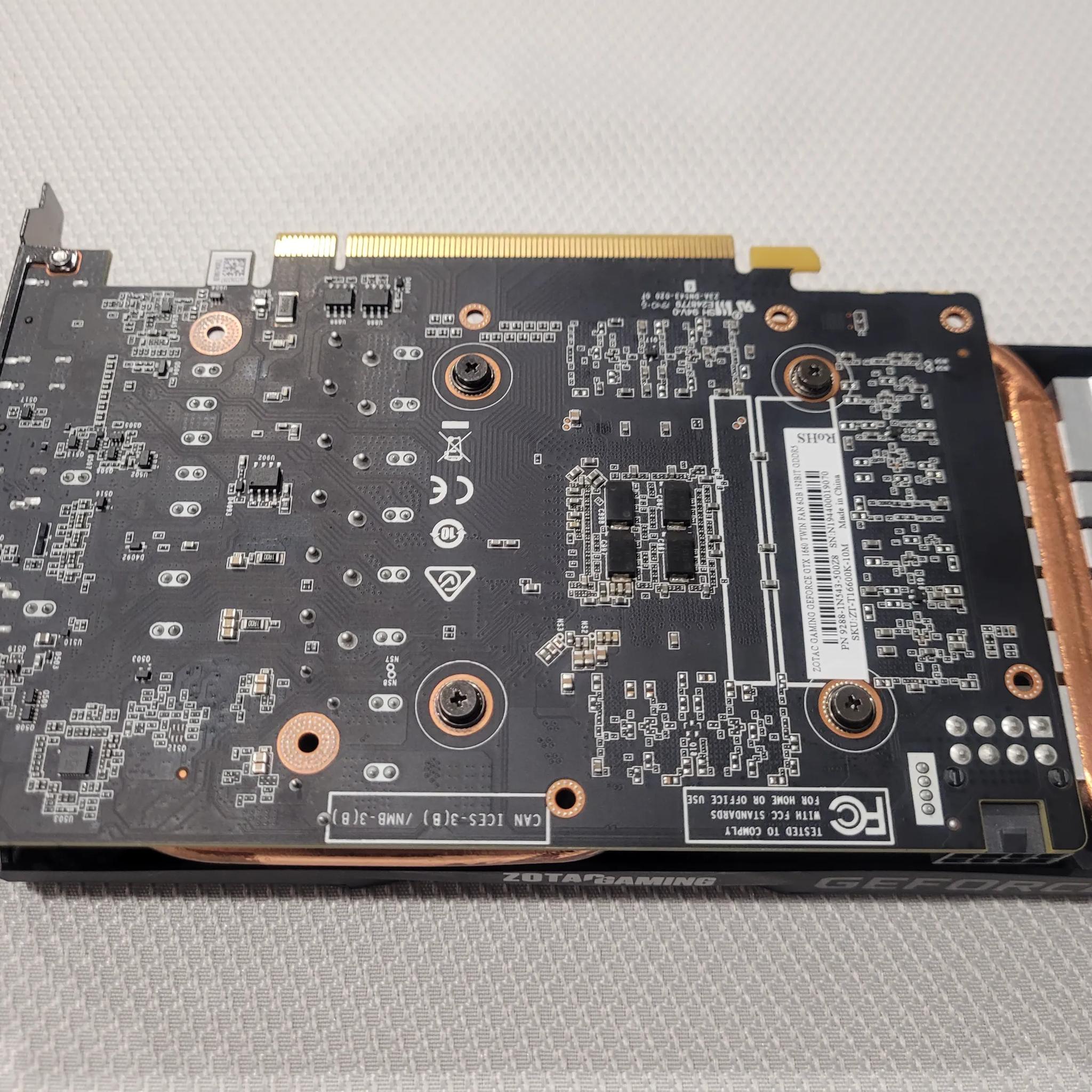Zotac Gaming GTX 1660 Twin Fan 6GB