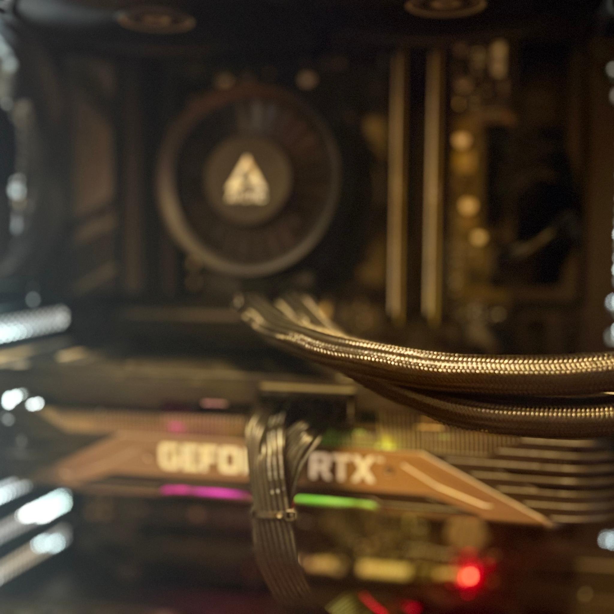 Copy of 🖤🪵 Blackout Wood Themed Gaming PC 🪵🖤