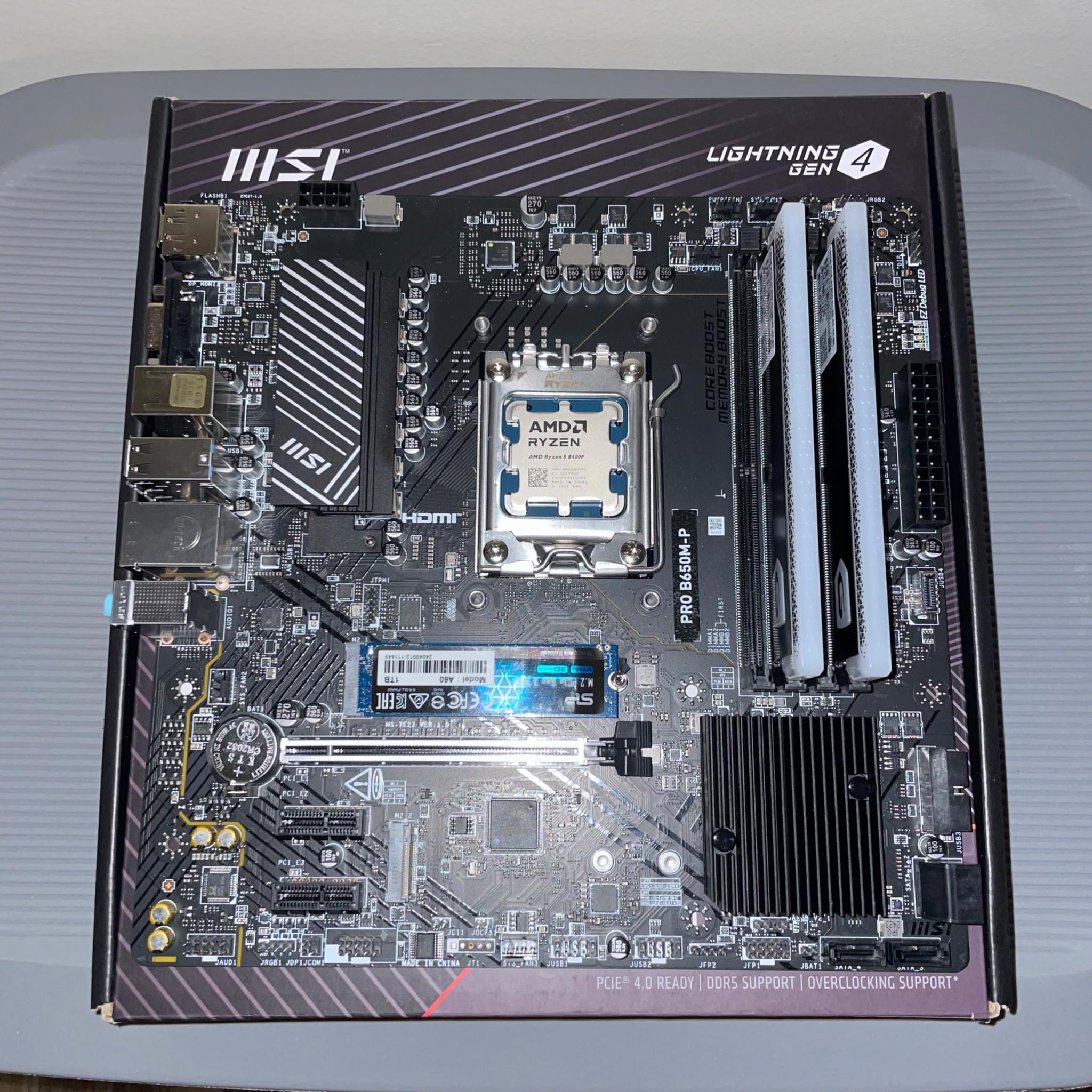 AM5 CPU/RAM/SSD/MOTHERBOARD COMBO