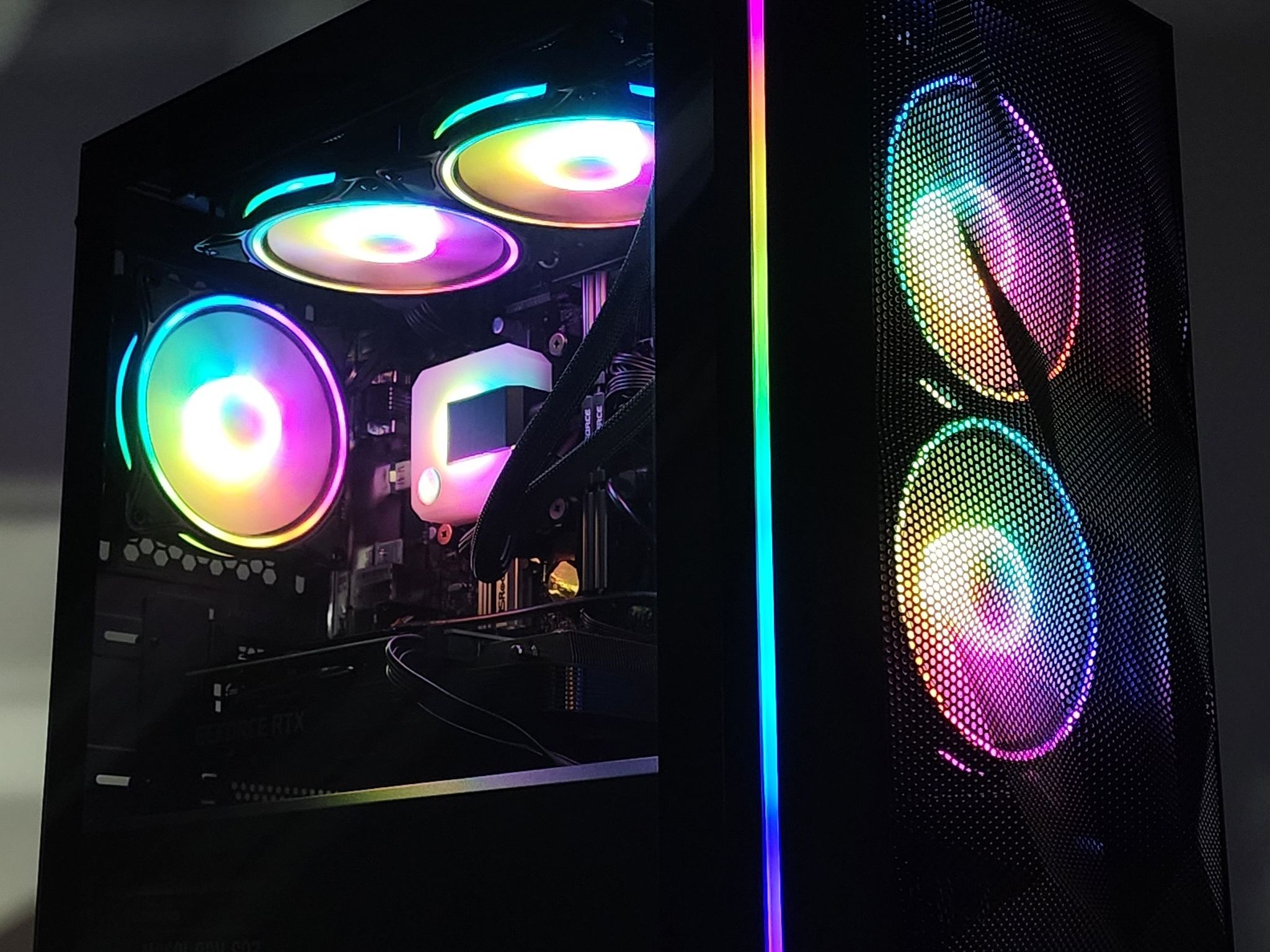 Gaming PC i7-9700K 32GB RAM 1TB SSD RTX 3070 8GB Windows 11 Computer