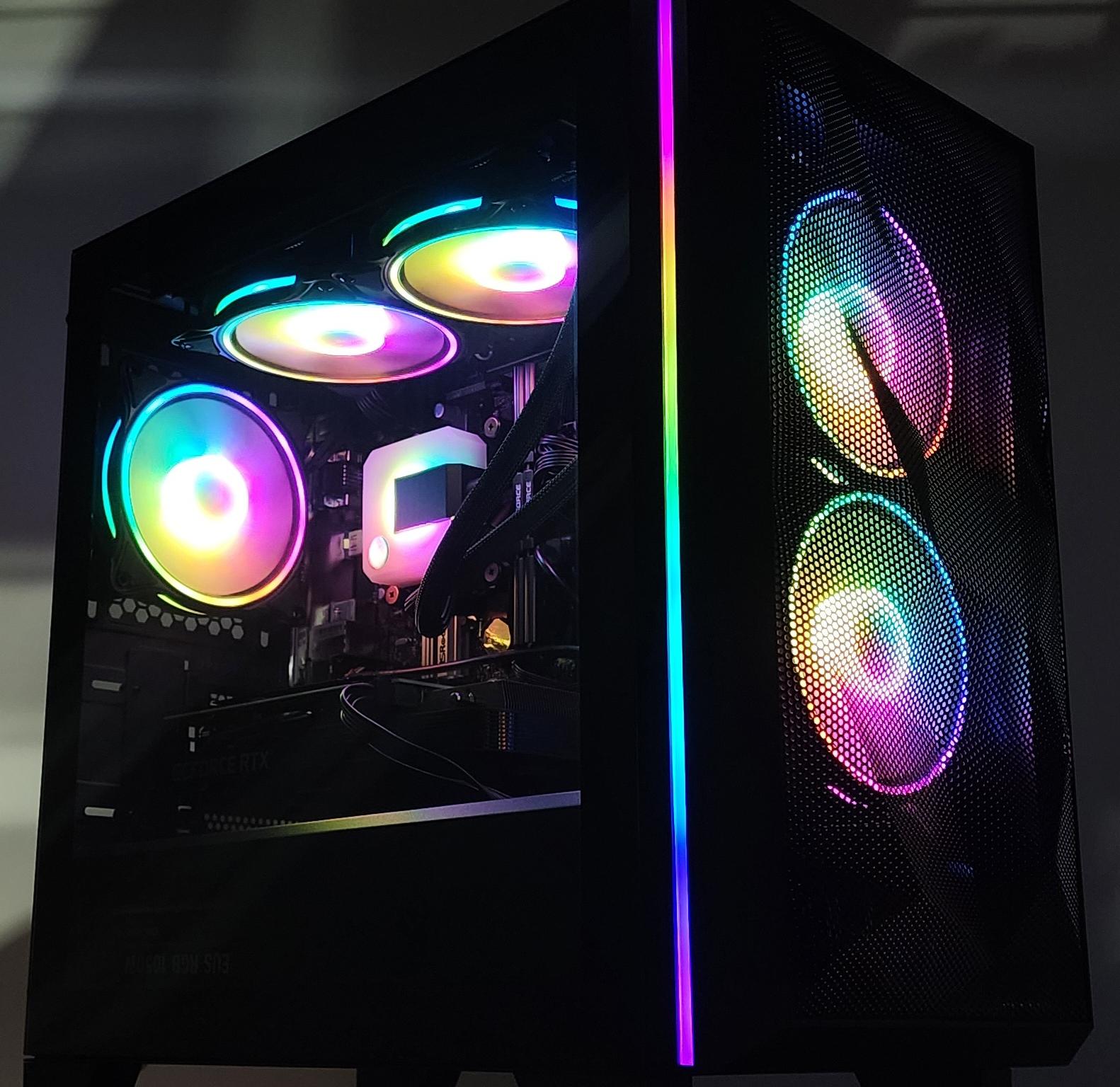 Gaming PC i7-9700K 32GB RAM 1TB SSD RTX 3070 8GB Windows 11 Computer