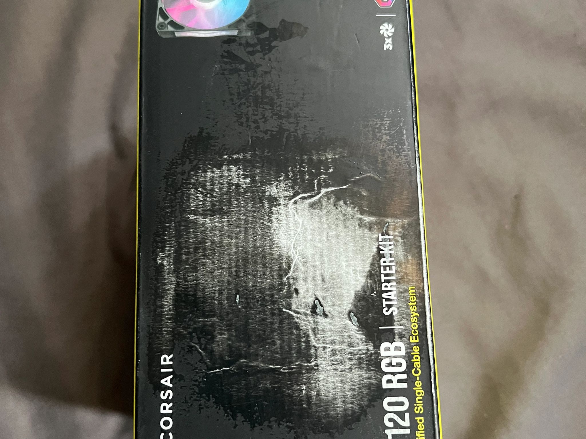 CORSAIR iCUE LINK RX120 RGB STARTER KIT 2x Fans
