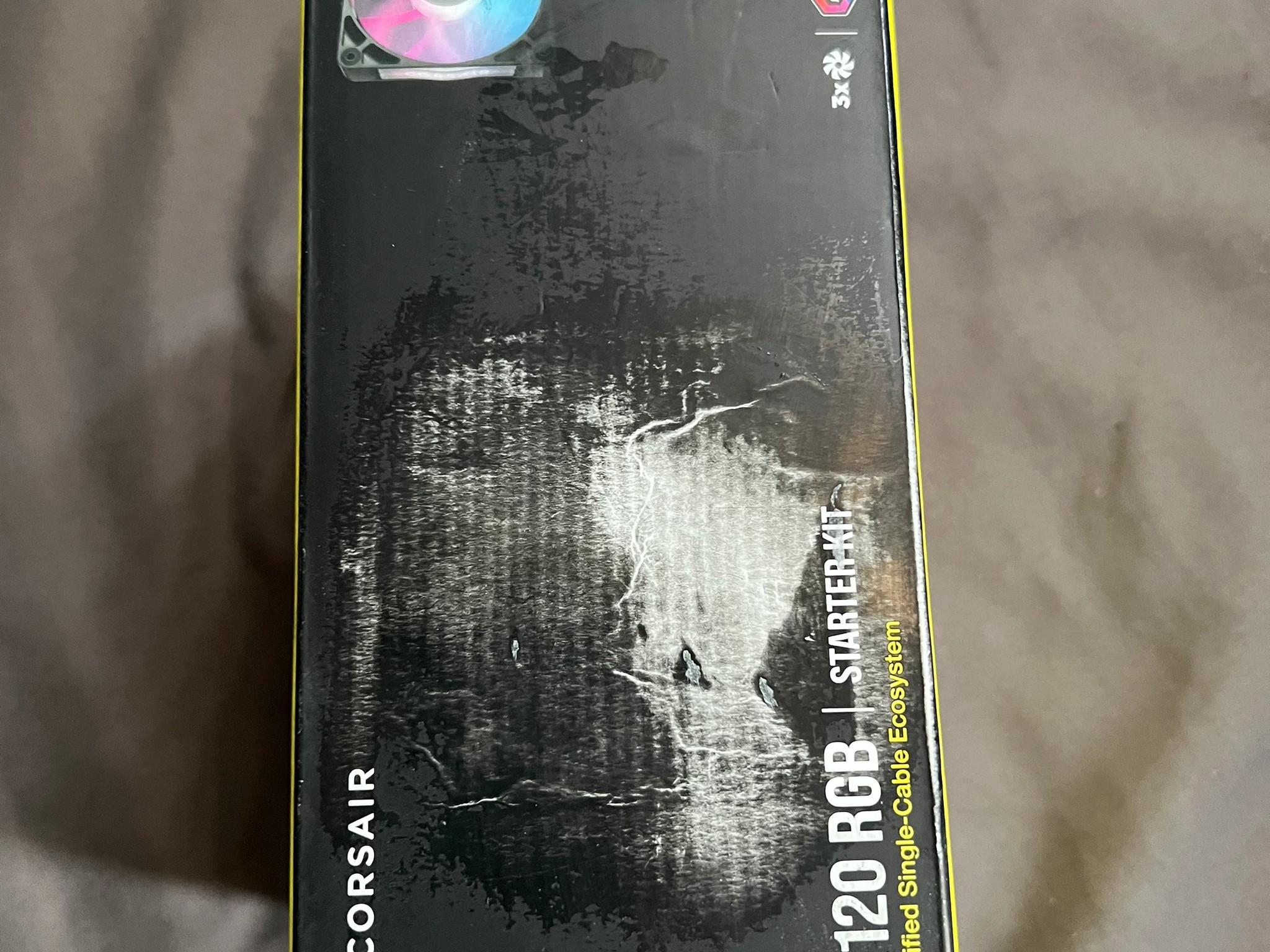 CORSAIR iCUE LINK RX120 RGB STARTER KIT 2x Fans