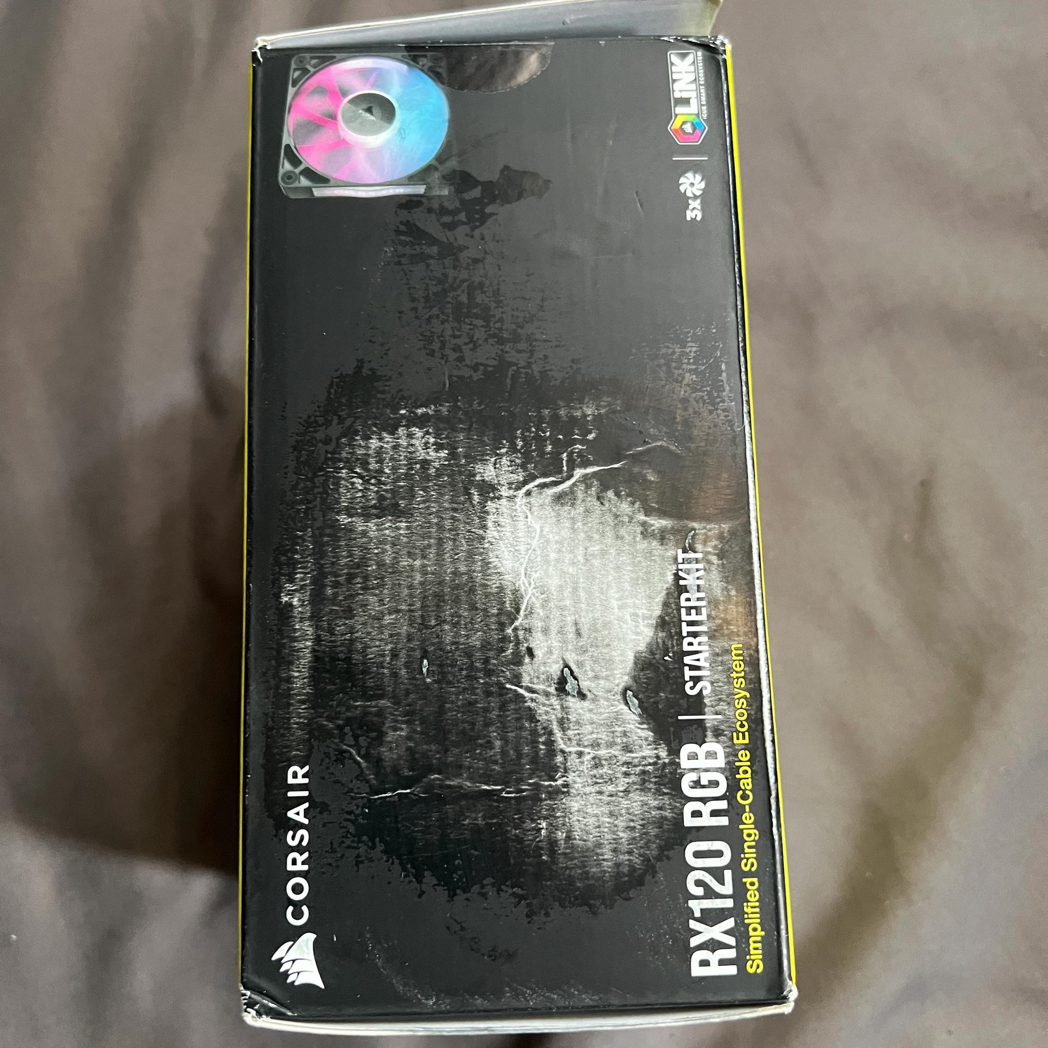 CORSAIR iCUE LINK RX120 RGB STARTER KIT 2x Fans