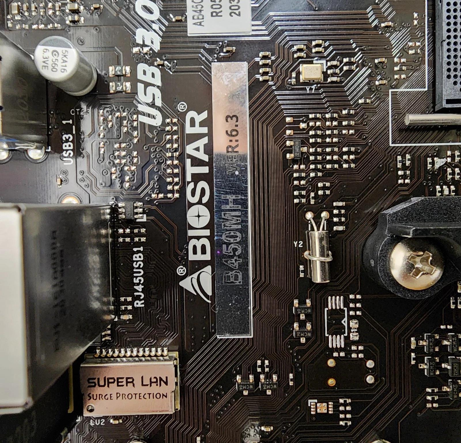 Biostar B450 B450MH AM4 DDR4 MATX MOTHERBOARD