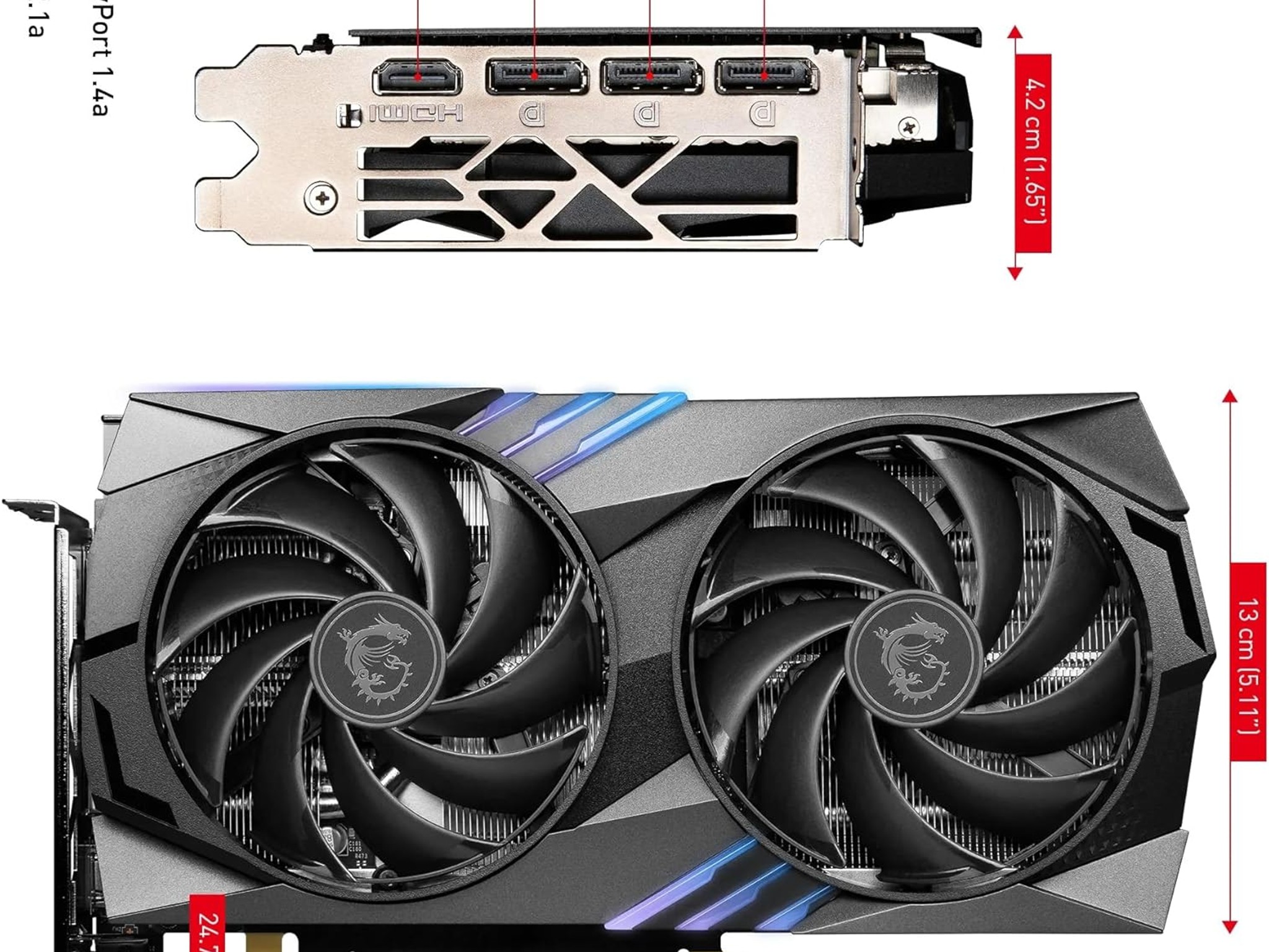 MSI NVIDIA GeForce RTX 4060 Ti Gaming X Dual Fan 8GB GDDR6 PCIe 4.0 Graphics Card