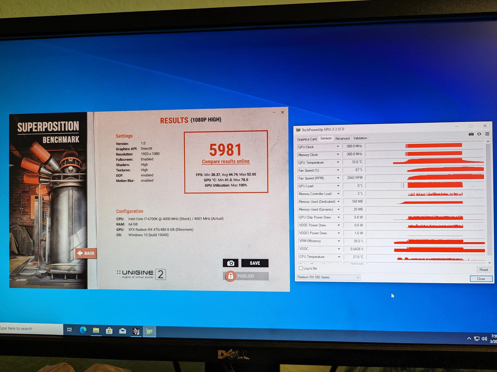 The Modest Esports rig i7 6700K 64GB RAM RX 580 128GB SSD 1TB HDD