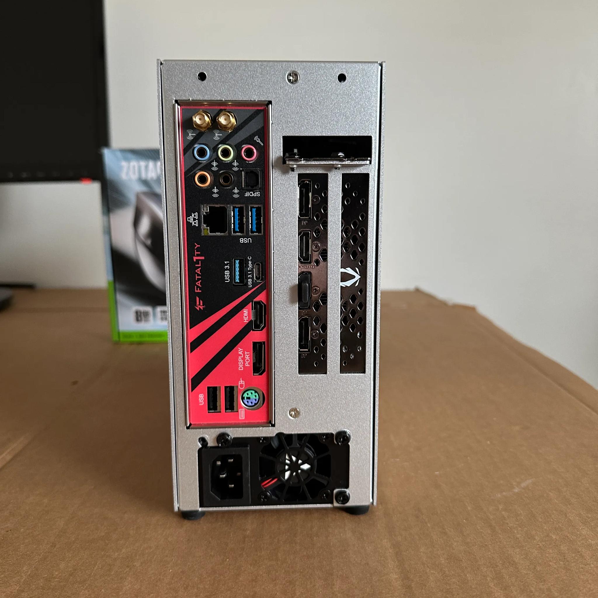 MINI GAMING PC - AMD Ryzen 5 5600X 6-Core + NVIDIA RTX 4060 8GB + 2TB NVME SSD + 32GB DDR4 RAM