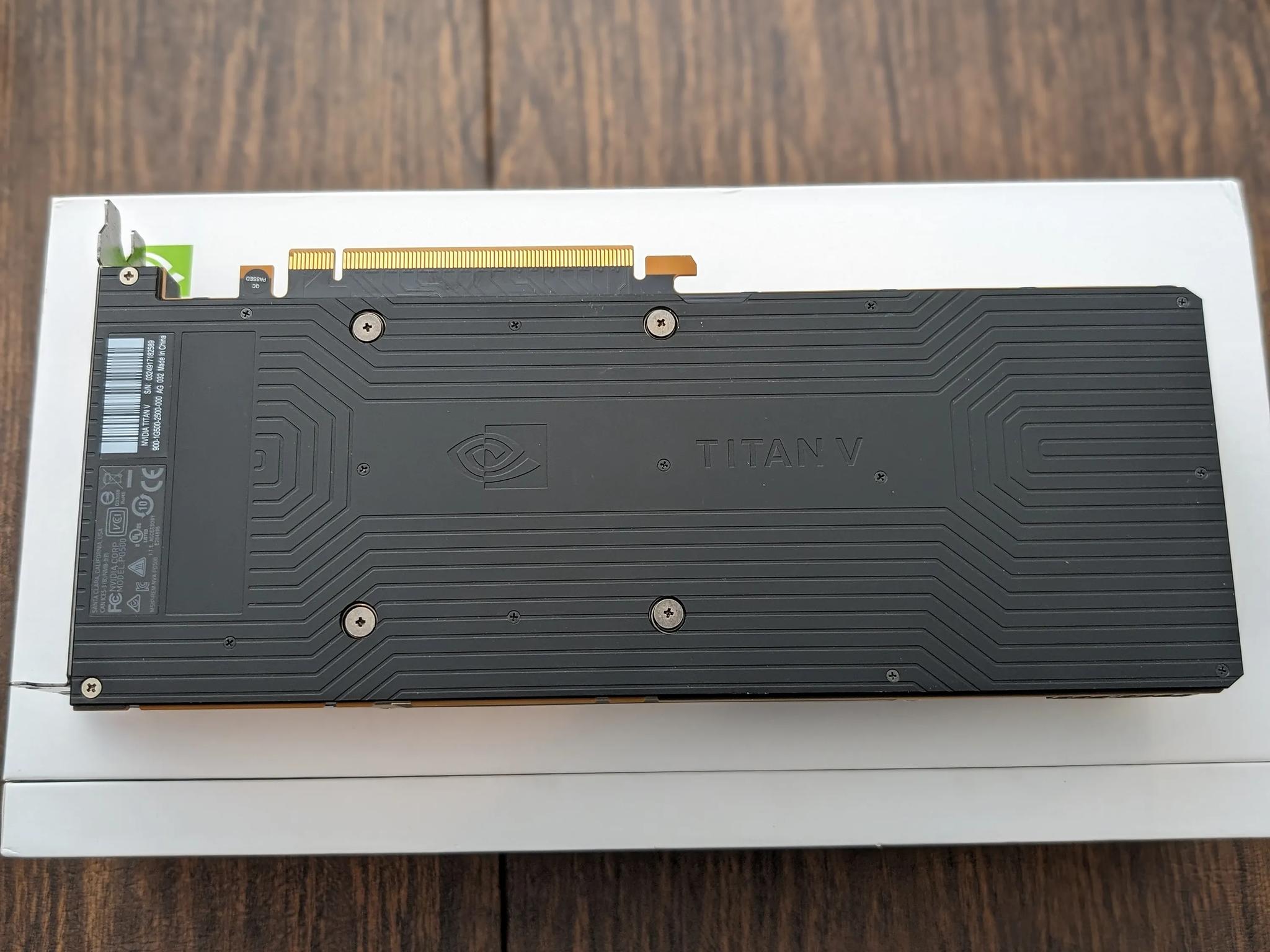 NVIDIA TITAN V Volta 12GB HBM2 GPU Video/Graphics Card