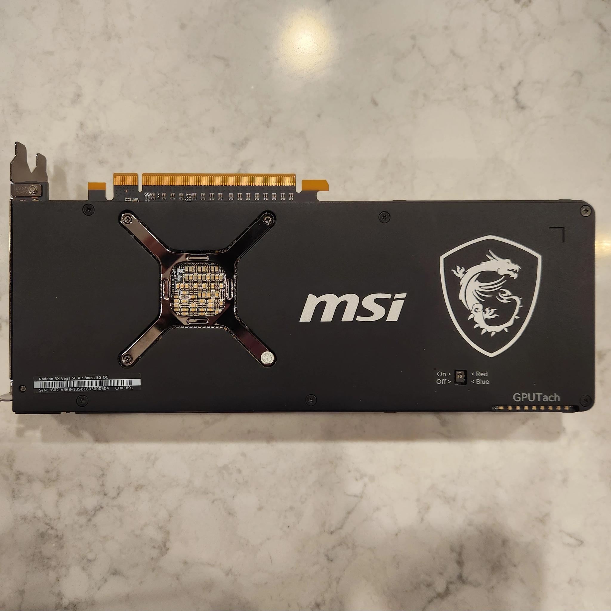 RX Vega 56 8GB (MSI Air Boost) - Used