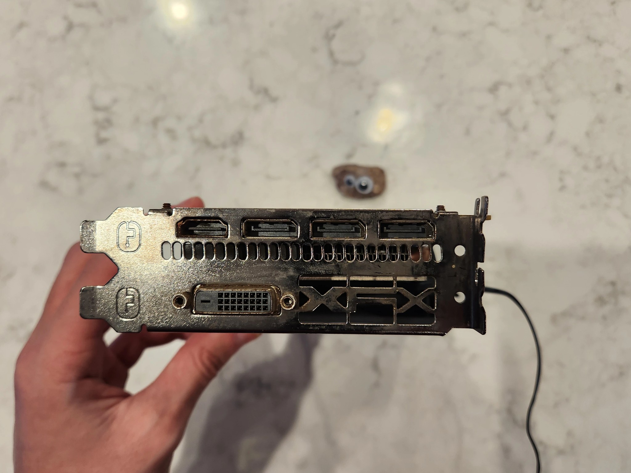 **READ** RX 470 4GB (XFX Passive Cooler) w/ 120mm case fan added - Working but AS-IS