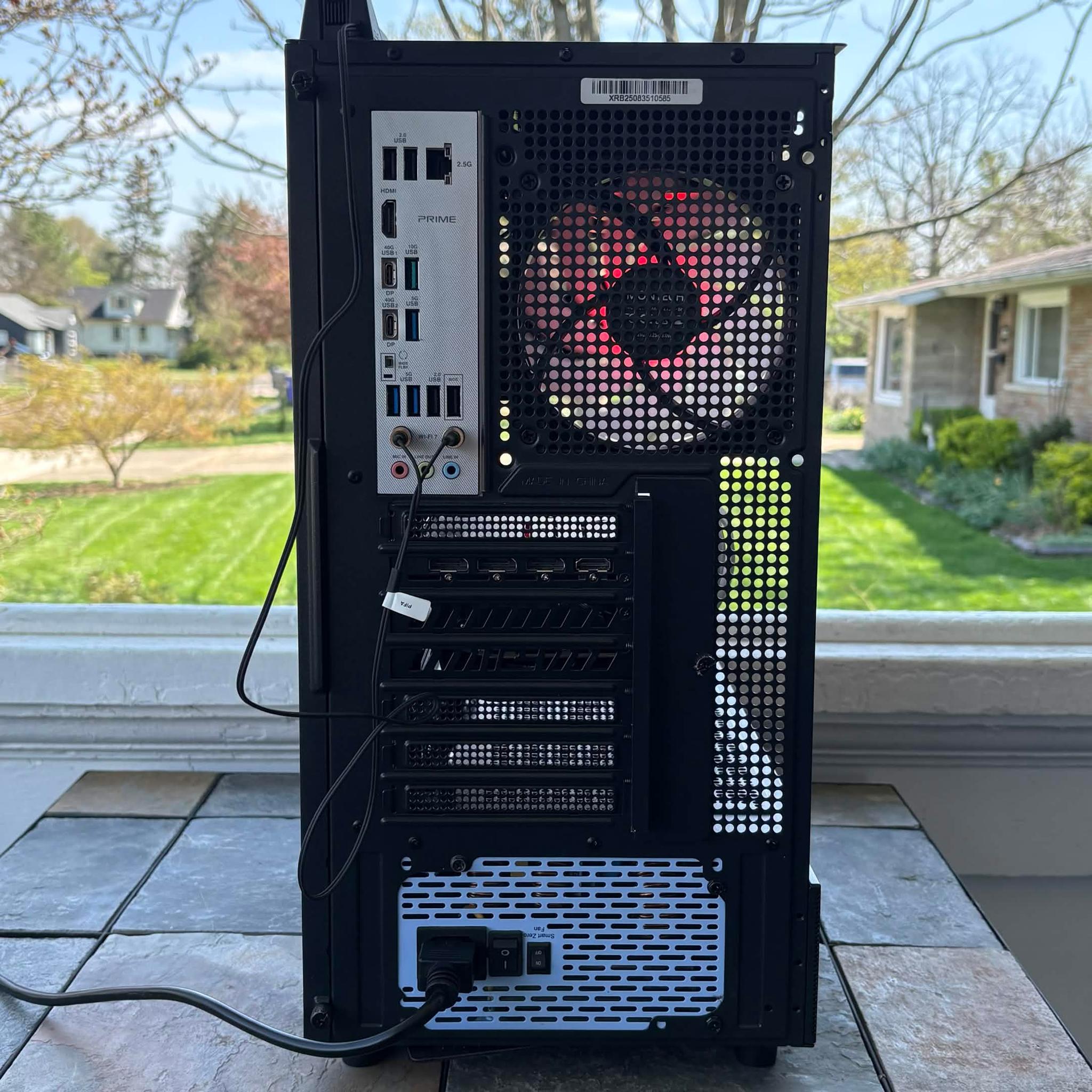 Ryzen 7 9700X • RX 7900 XTX 24GB • 32GB DDR5 • X870 WiFi 🖤 Black Cat Customs – Crimson Fang 🖤
