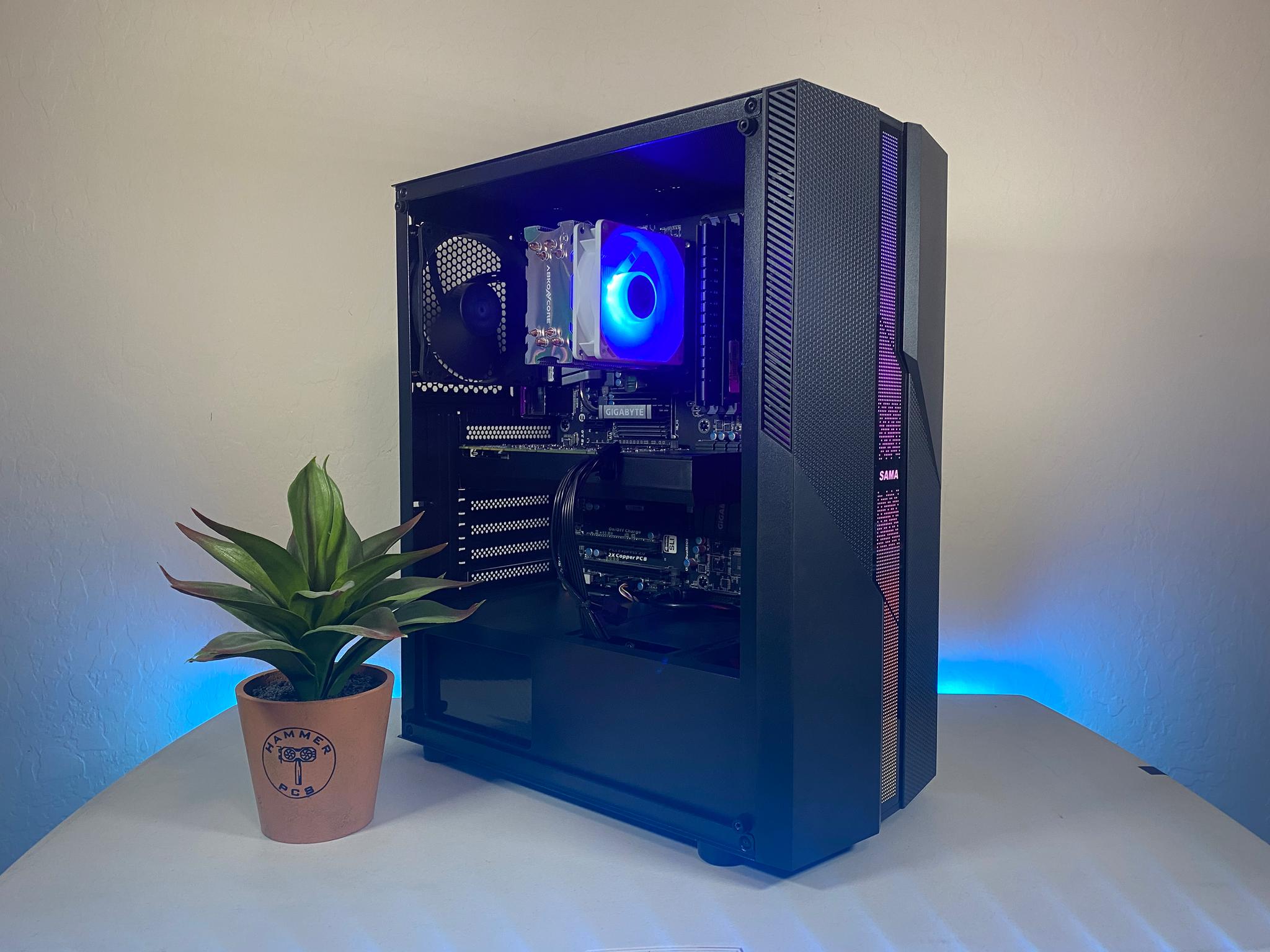 Custom Built Budget AMD Nvidia RGB Gaming PC Computer Fortnite Minecraft Valorant Roblox