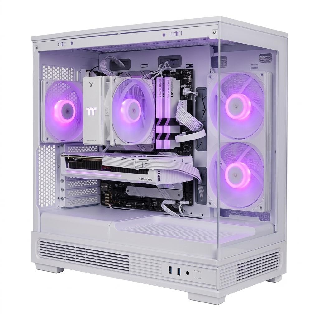 Échelon CARRARA TARO - RGB B580 12GB, Ryzen 5 5500, 16GB DDR4-3600 RAM, 1TB Gen4 NVMe, 850W, WiFi/Bt