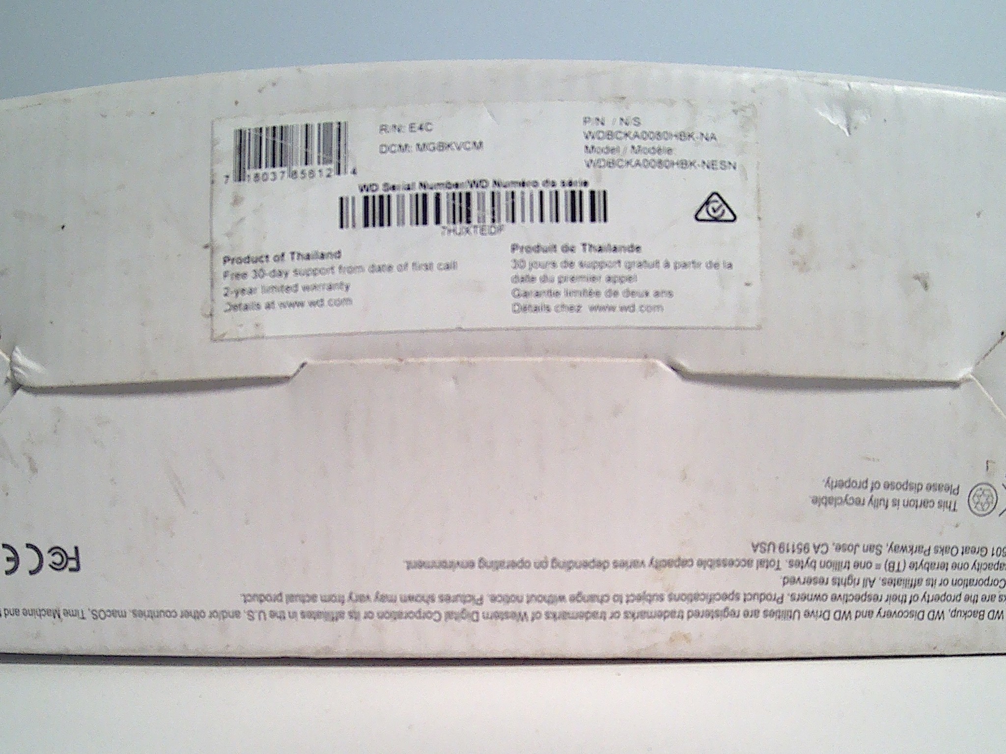 For sale WD 8TB easystore external HD