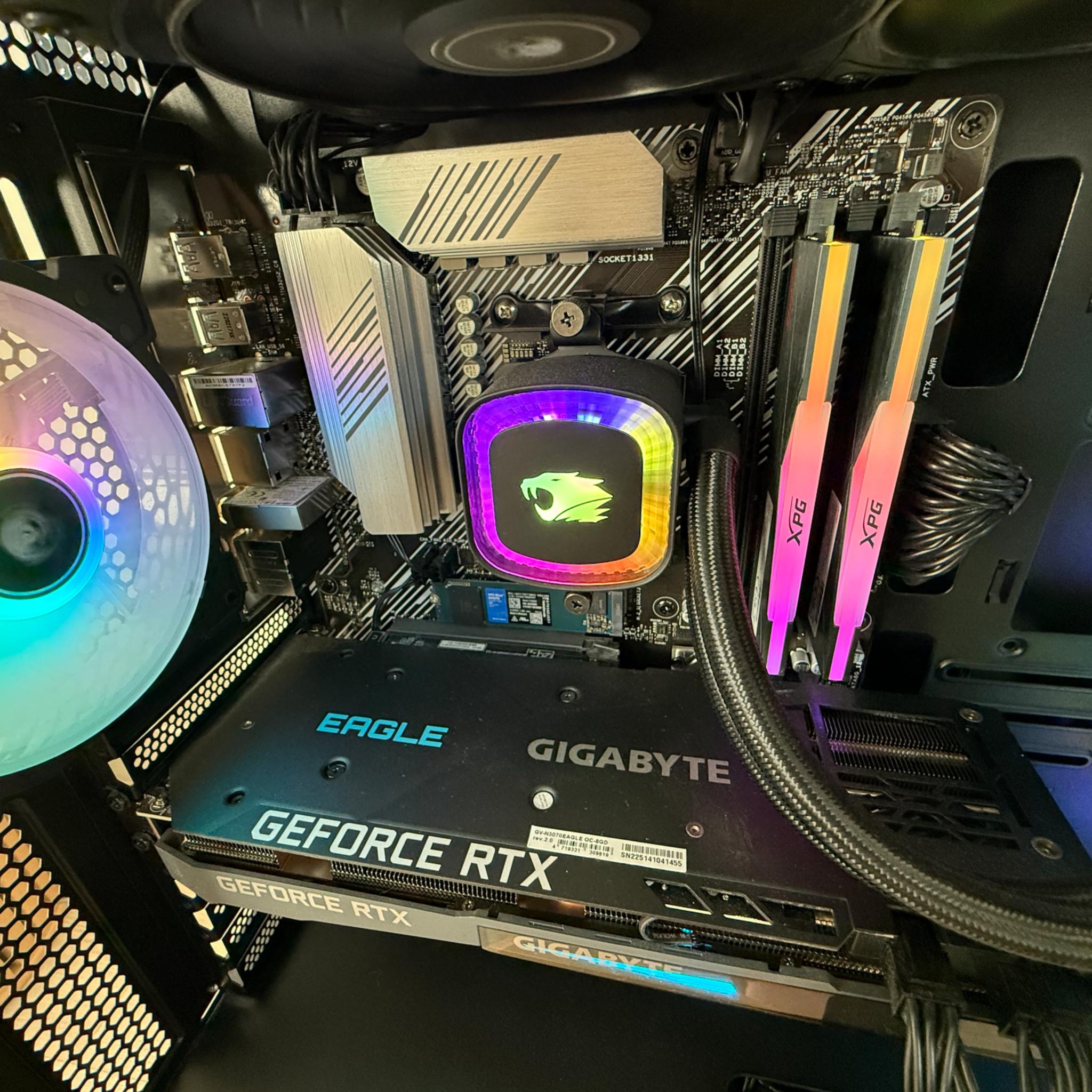 🔥 IMMACULATE iBUYPOWER Gaming PC - R7 5700X | RTX 3070 | 16GB RAM | 1TB SSD