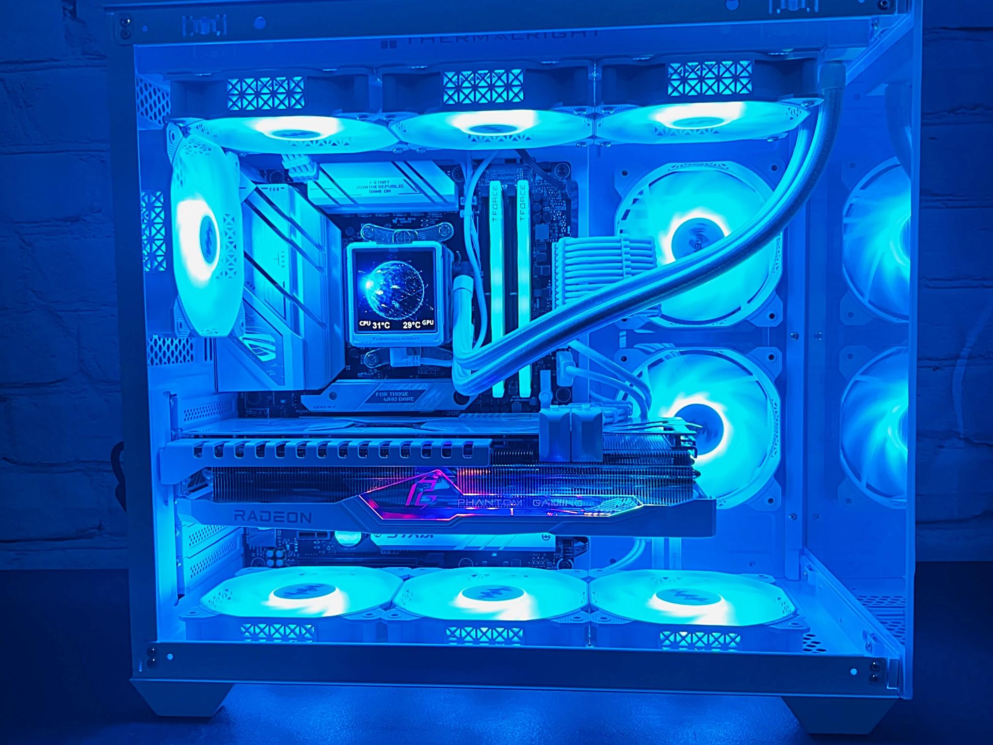👻 Phantom 👻 Ryzen 7 7800X3D RX 7900 XT 20GB 32GB DDR5 2TB M.2 Win 11Pro Gaming PC 🤯