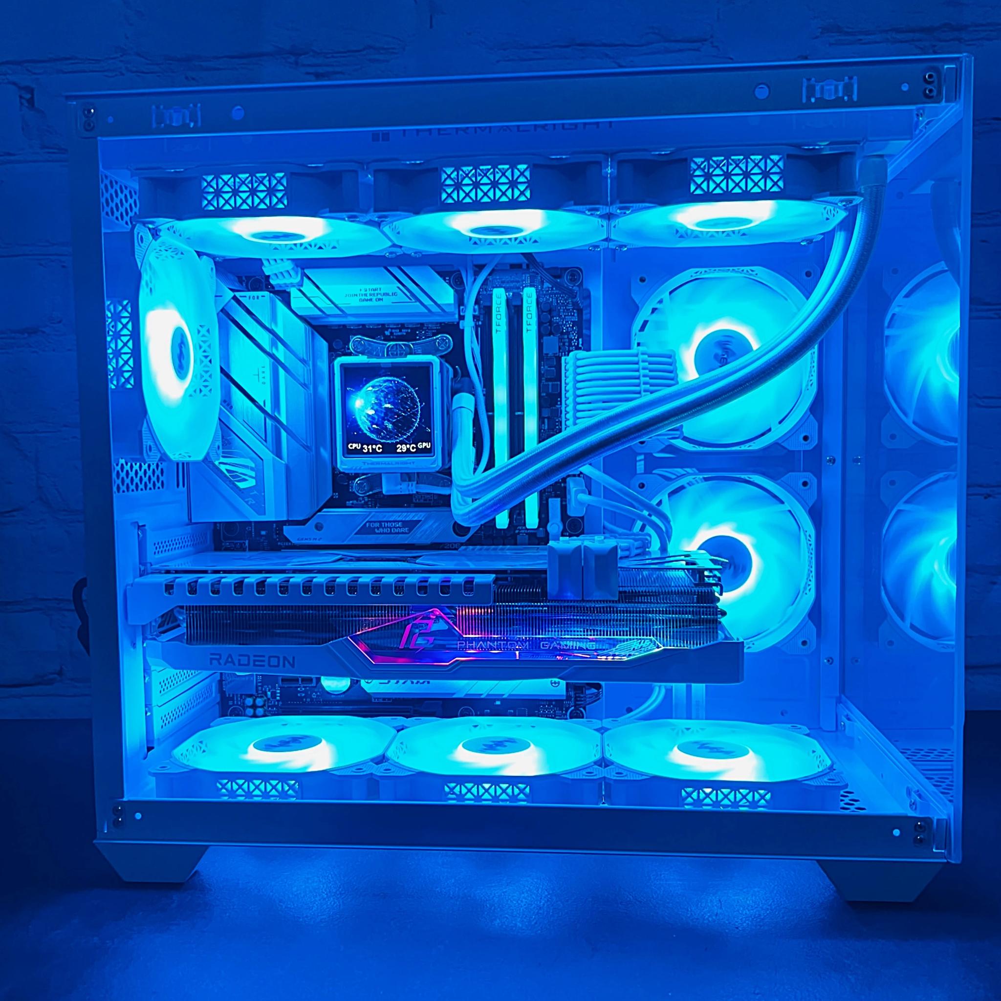 👻 Phantom 👻 Ryzen 7 7800X3D RX 7900 XT 20GB 32GB DDR5 2TB M.2 Win 11Pro Gaming PC 🤯