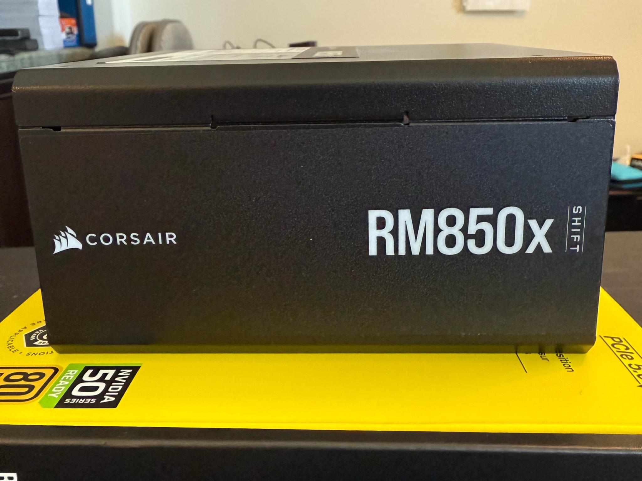 Corsair RM850x Shift 850W 80+ Gold Fully Modular PSU (2025, Lightly Used)