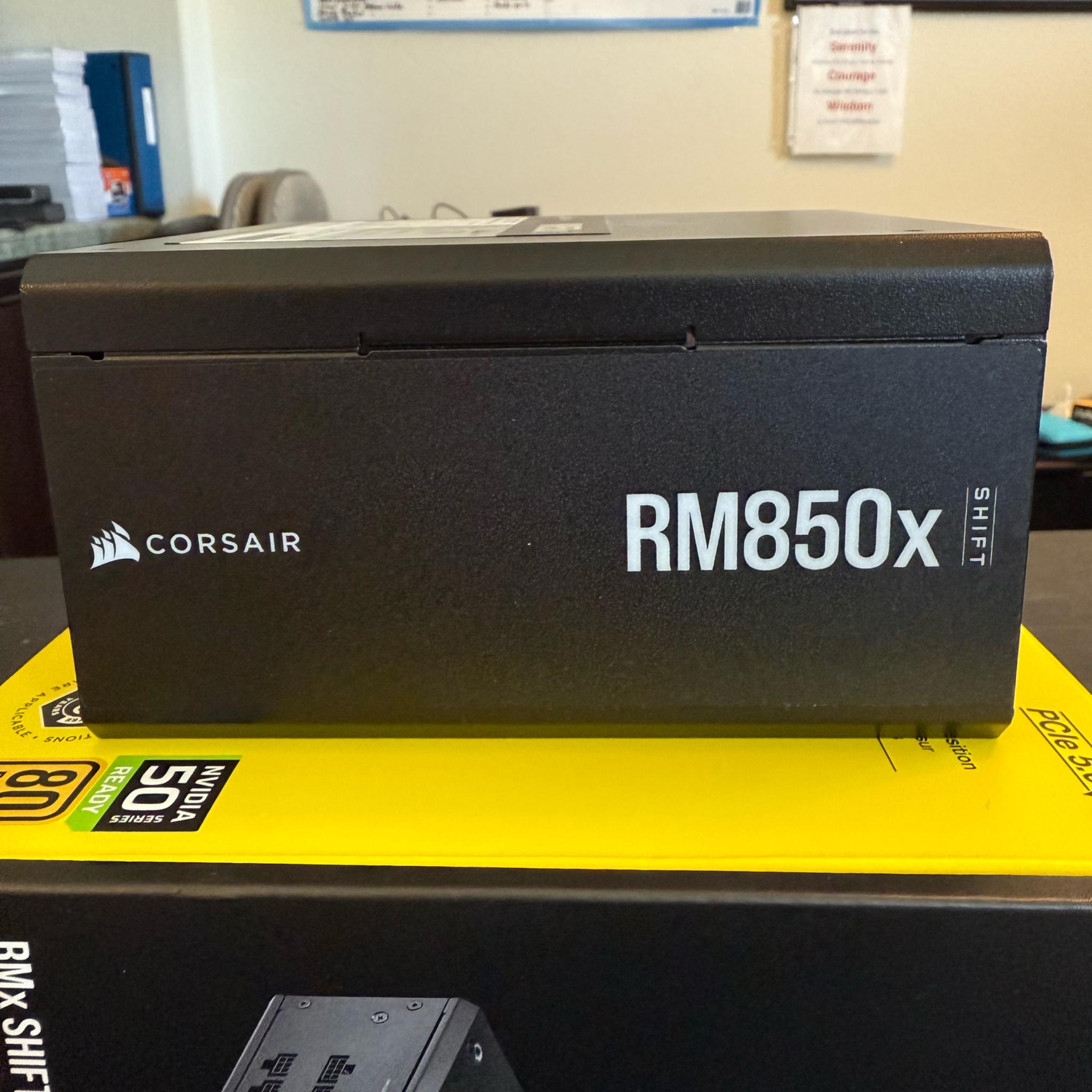 Corsair RM850x Shift 850W 80+ Gold Fully Modular PSU (2025, Lightly Used)