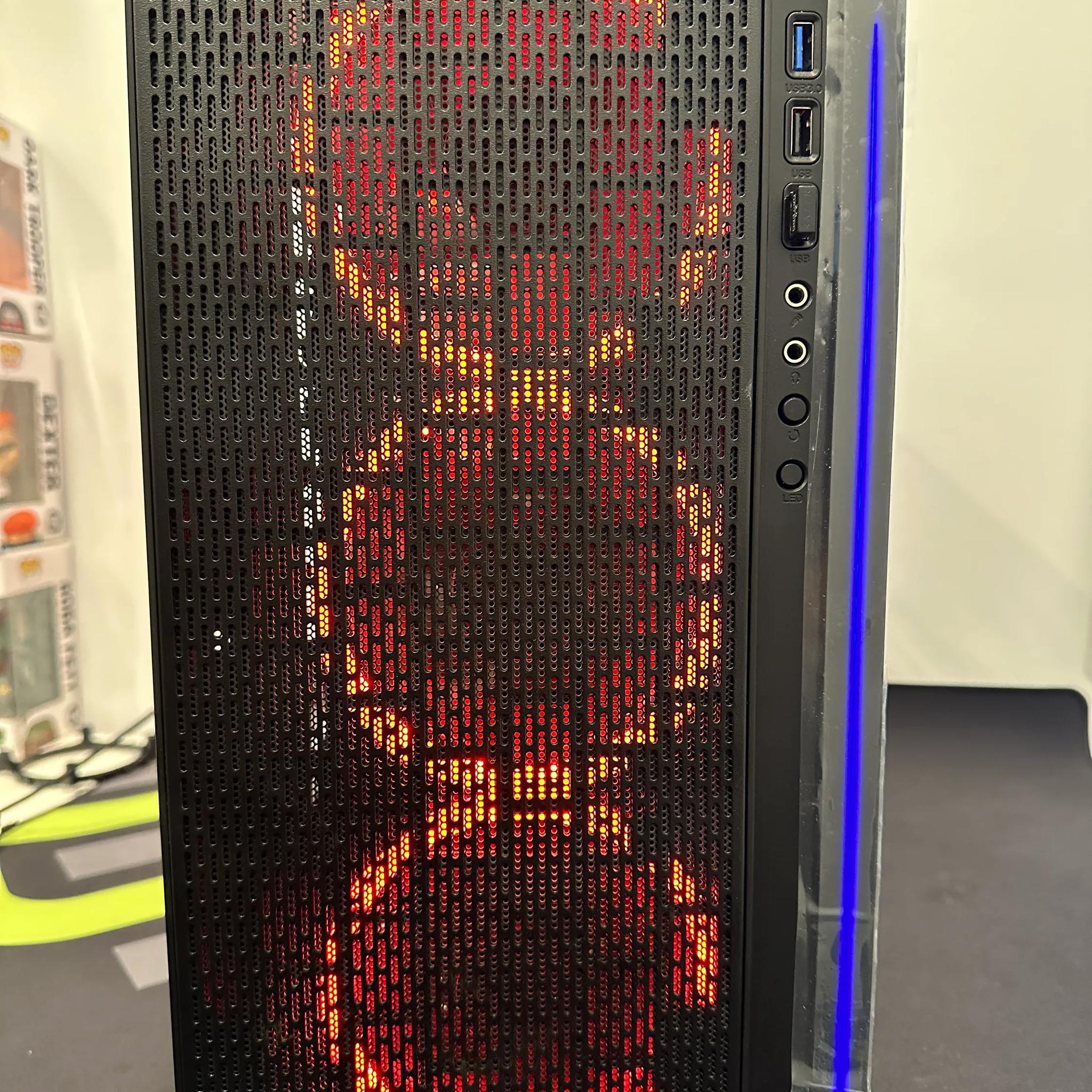 🛑🩸Red Team☄️🔴||Gaming PC-Ryzen 5 5500 6-Core -AMD RX 5700XT 8GB-500GB  SSD Drive-16GB DDR4 RAM