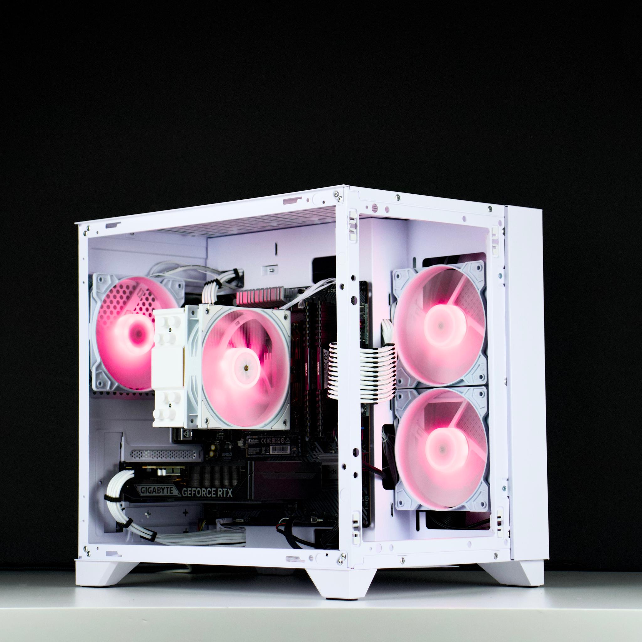 🧊❄️🧊 White Gaming PC – RTX 5060 , Ryzen 5 5600X, 32GB RAM, 1TB SSD - WiFi, BlueTooth 🧊❄️🧊