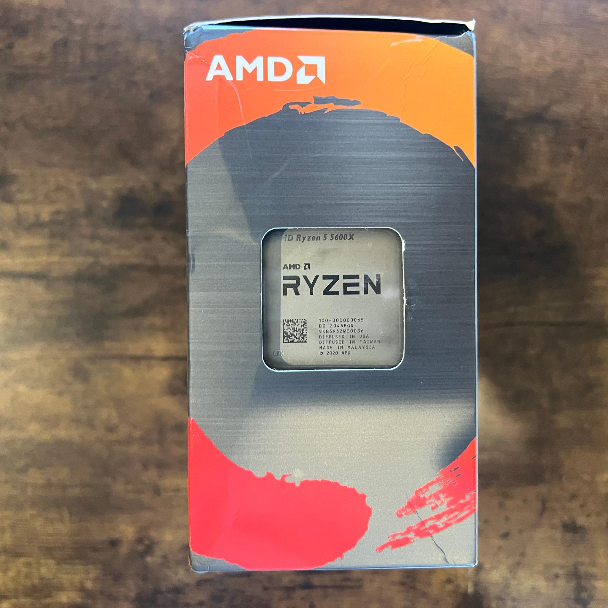 AMD Ryzen 5 5600X AM4 CPU Processor with AMD Wraith Stealth Cooler