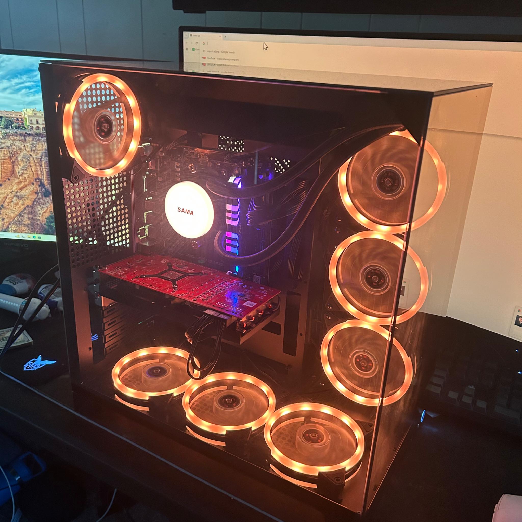 Glass Cube Gaming PC | RX 5700xt | Ryzen 5 | 32GB DDR4 | 1TB M.2 SSD